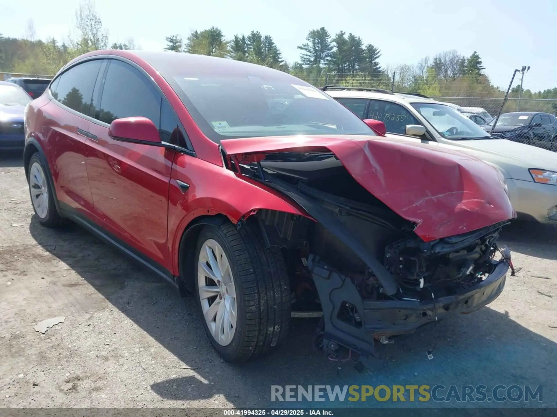 1 fotografías del automóvil dañado 5YJXCDE41LF243959 TESLA MODEL X 2020