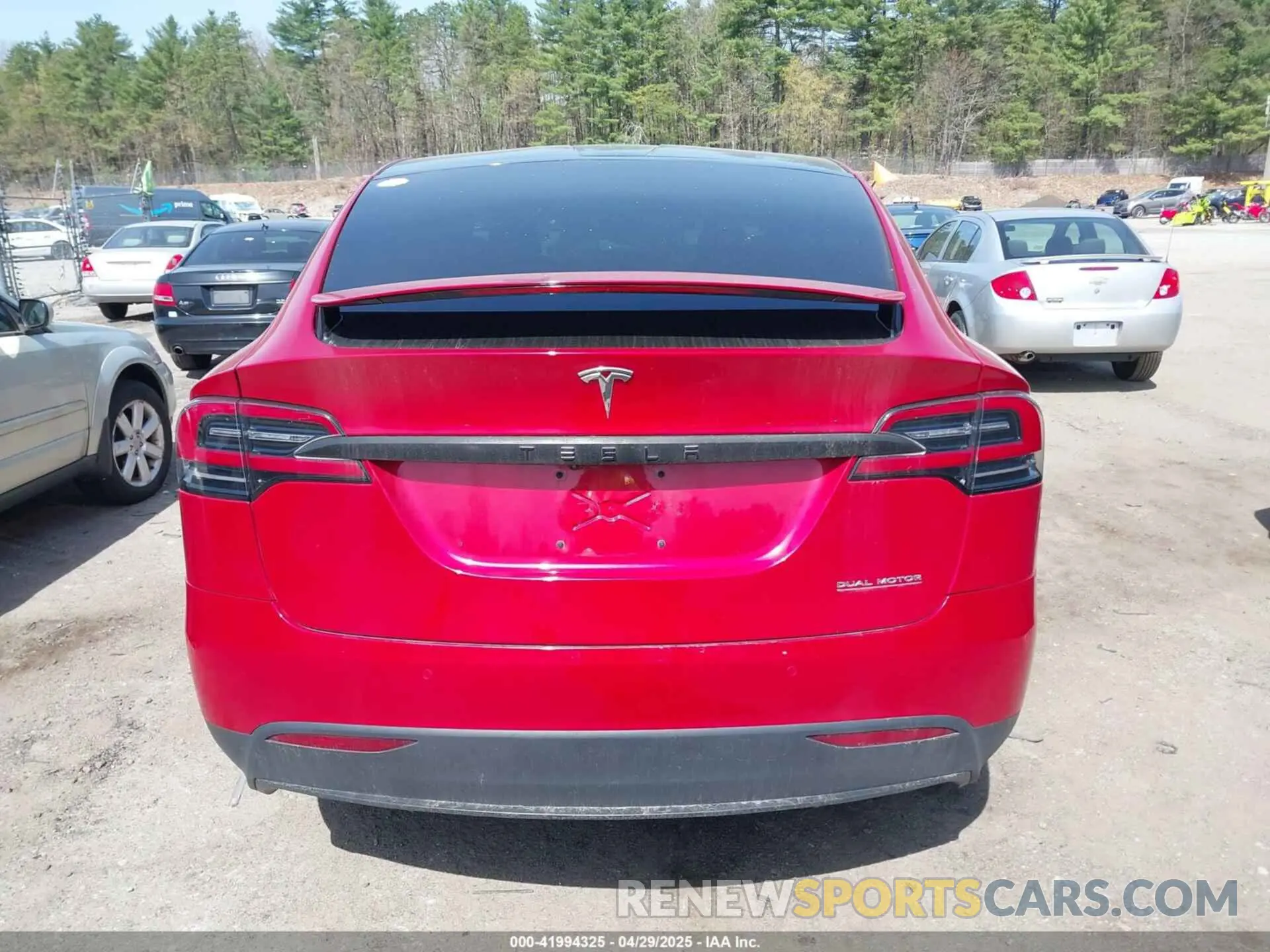 17 fotografías del automóvil dañado 5YJXCDE41LF243959 TESLA MODEL X 2020