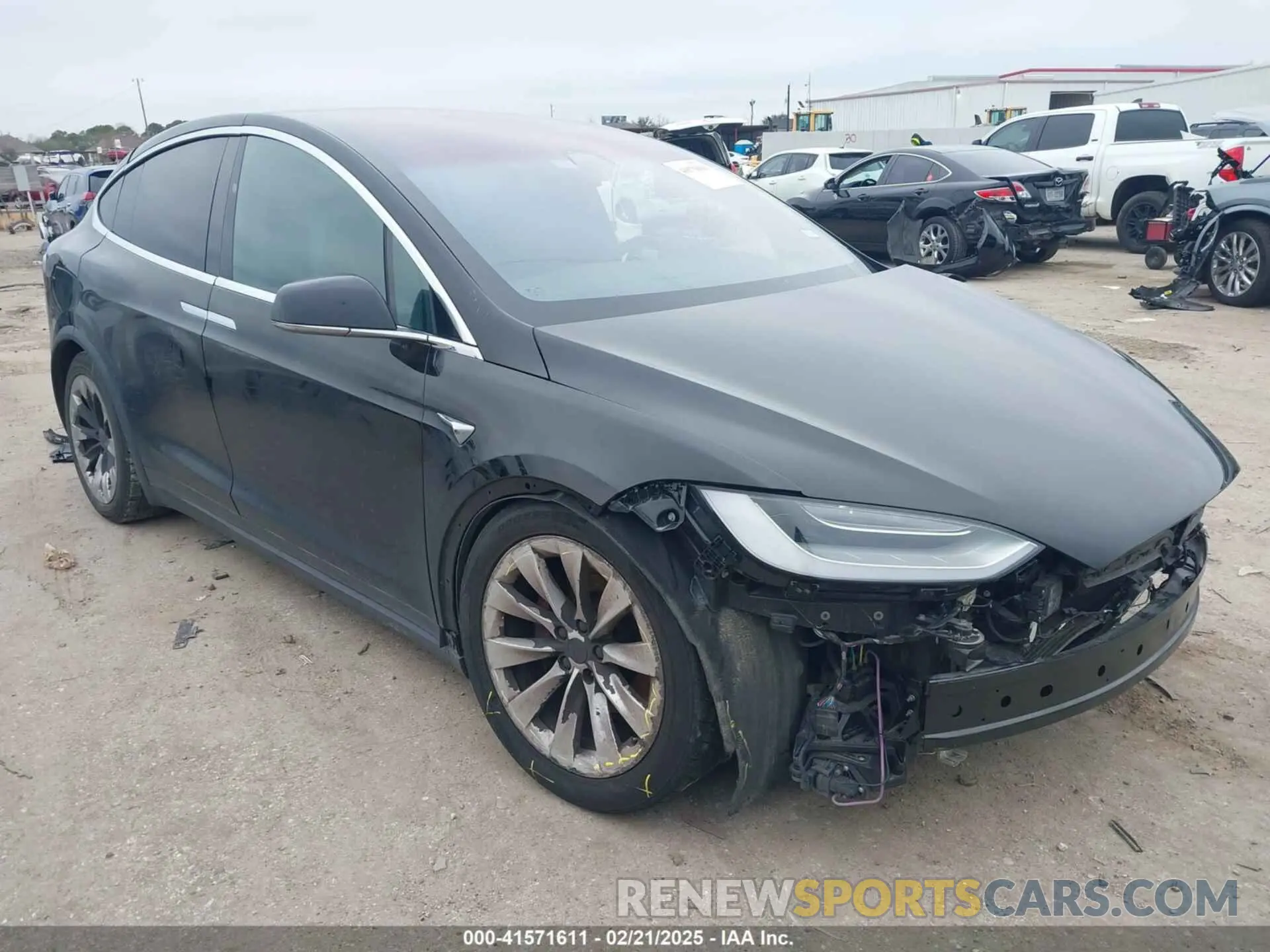 1 fotografías del automóvil dañado 5YJXCDE43LF301540 TESLA MODEL X 2020