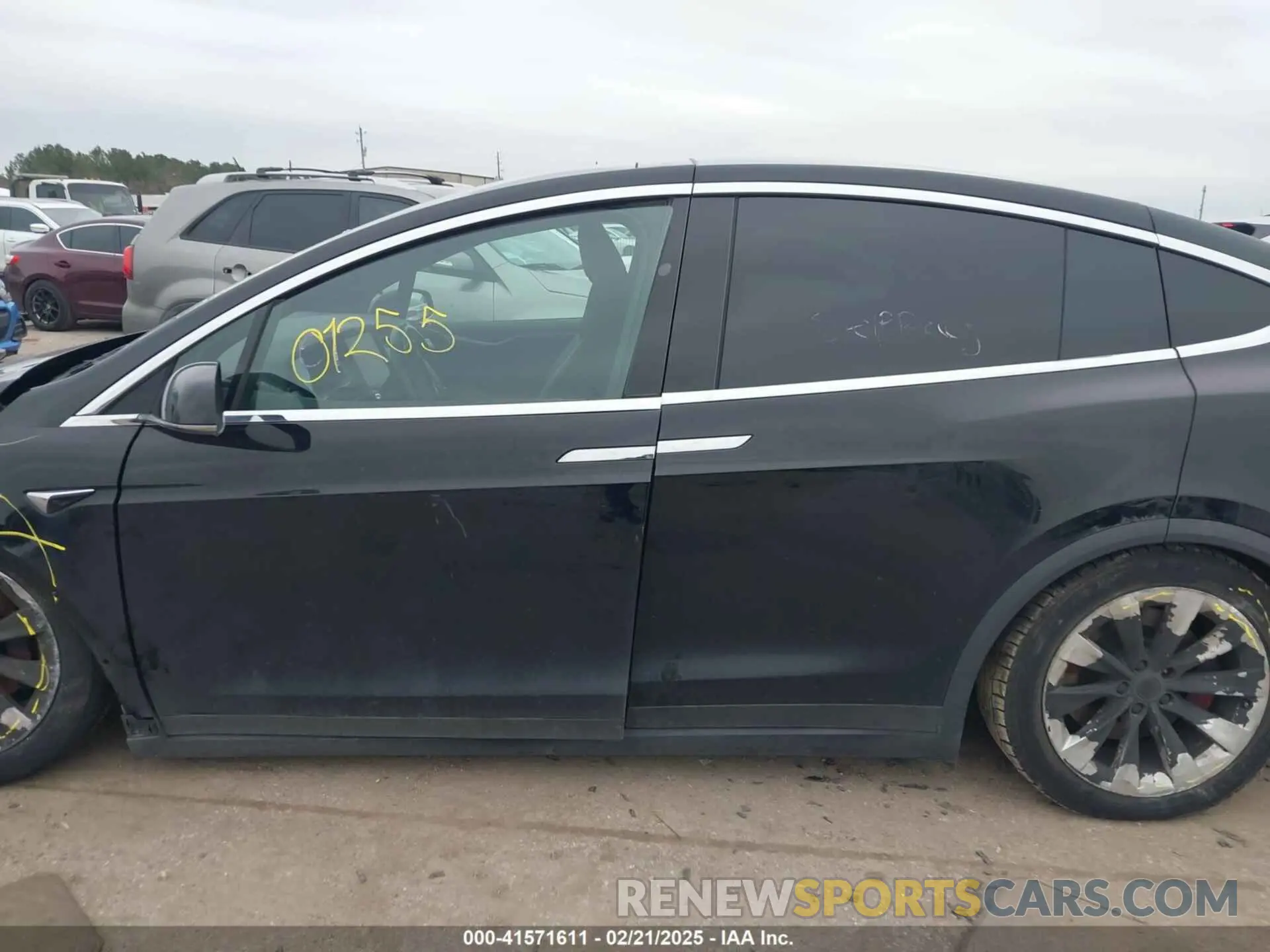 14 fotografías del automóvil dañado 5YJXCDE43LF301540 TESLA MODEL X 2020