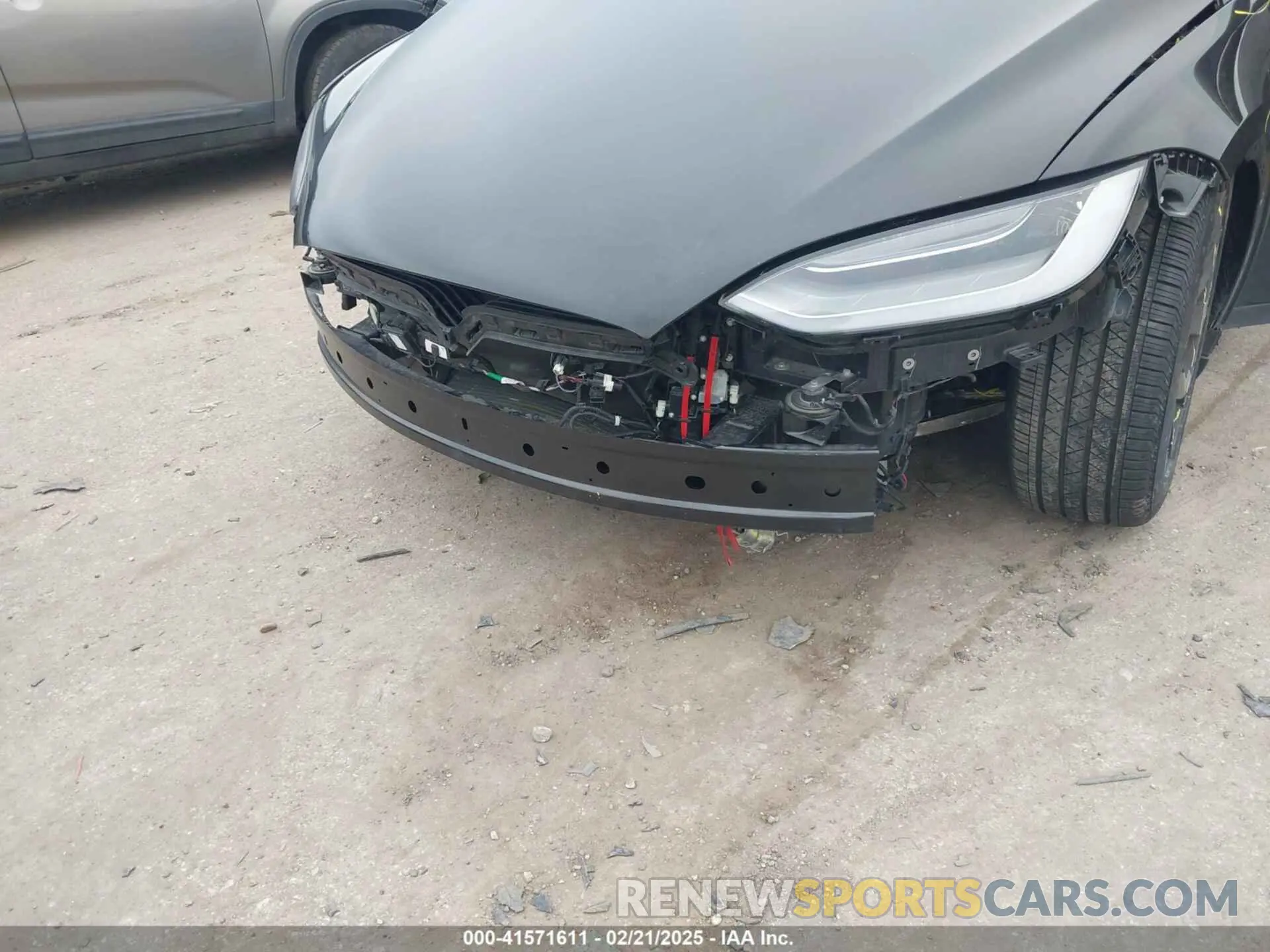 6 fotografías del automóvil dañado 5YJXCDE43LF301540 TESLA MODEL X 2020