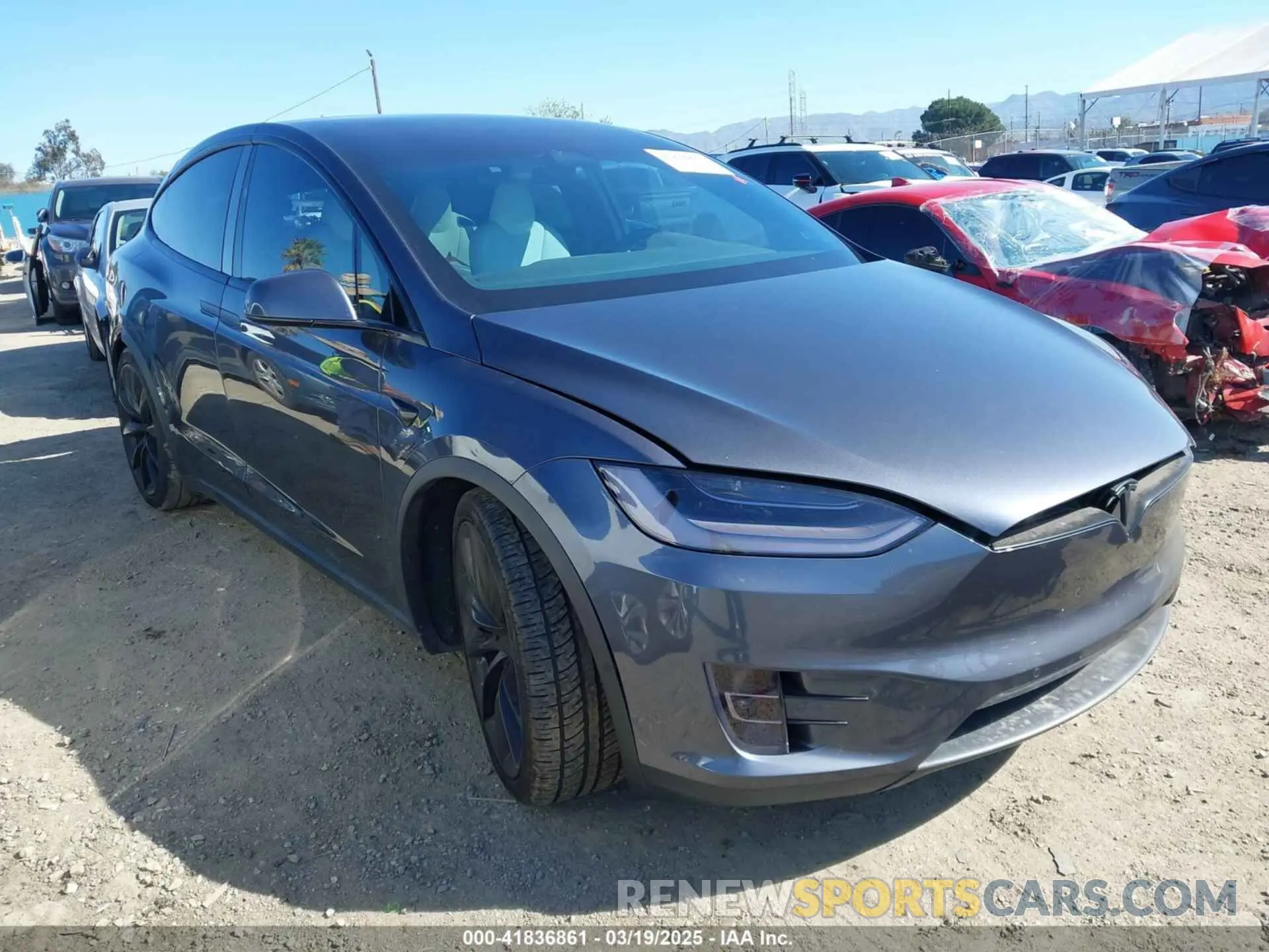 1 fotografías del automóvil dañado 5YJXCDE44LF304706 TESLA MODEL X 2020