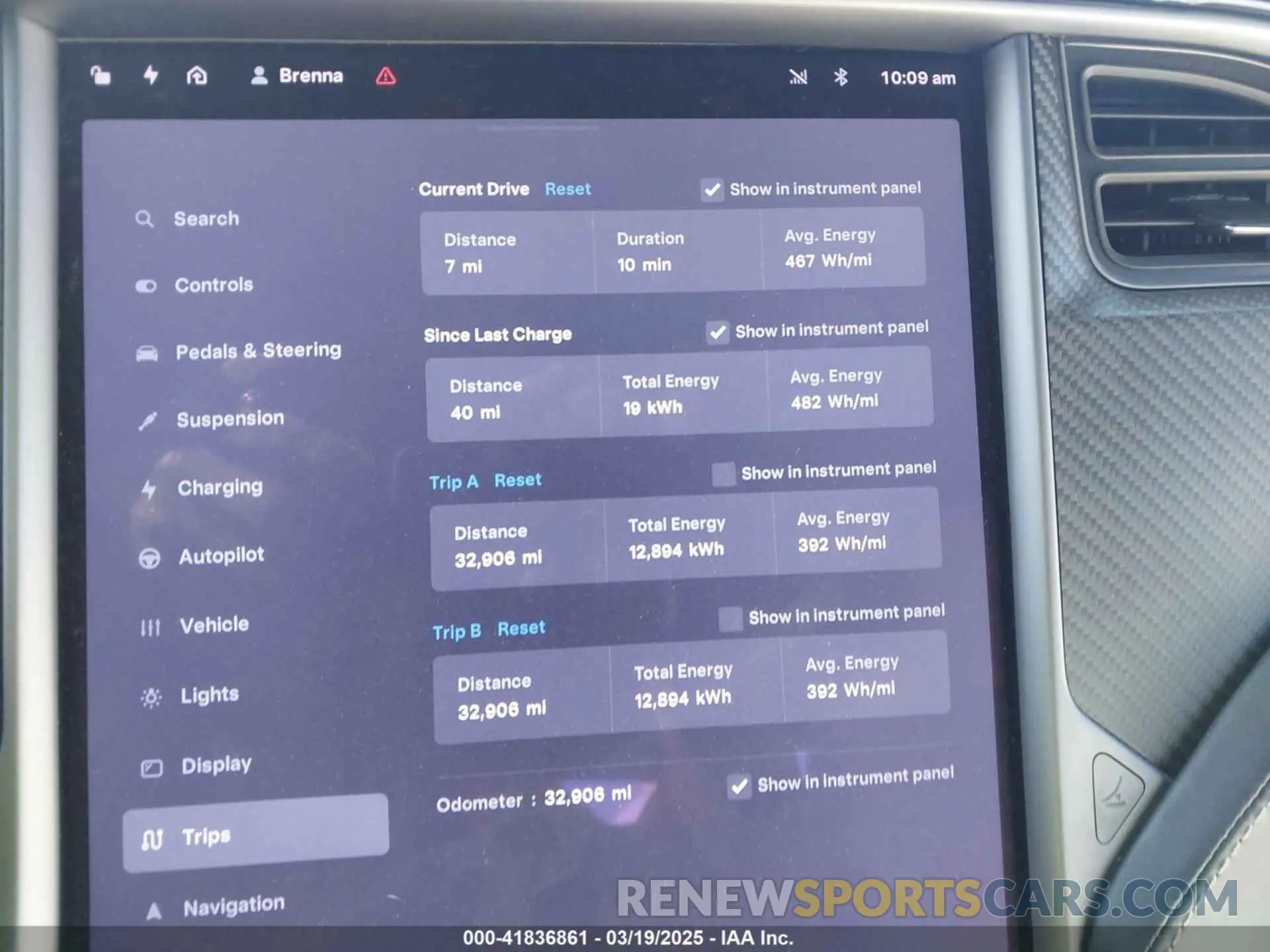 7 fotografías del automóvil dañado 5YJXCDE44LF304706 TESLA MODEL X 2020