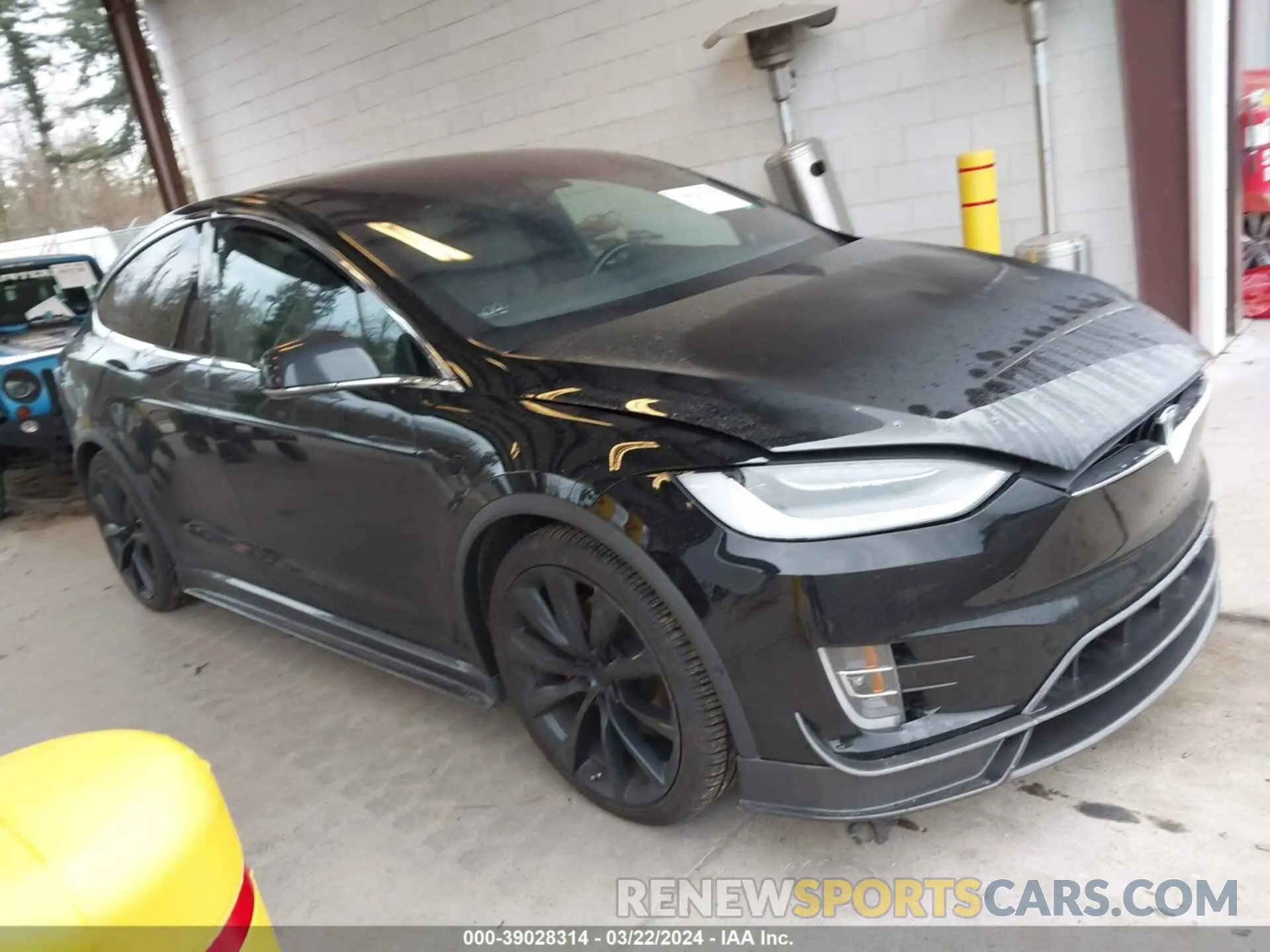 1 fotografías del automóvil dañado 5YJXCDE48LF303784 TESLA MODEL X 2020