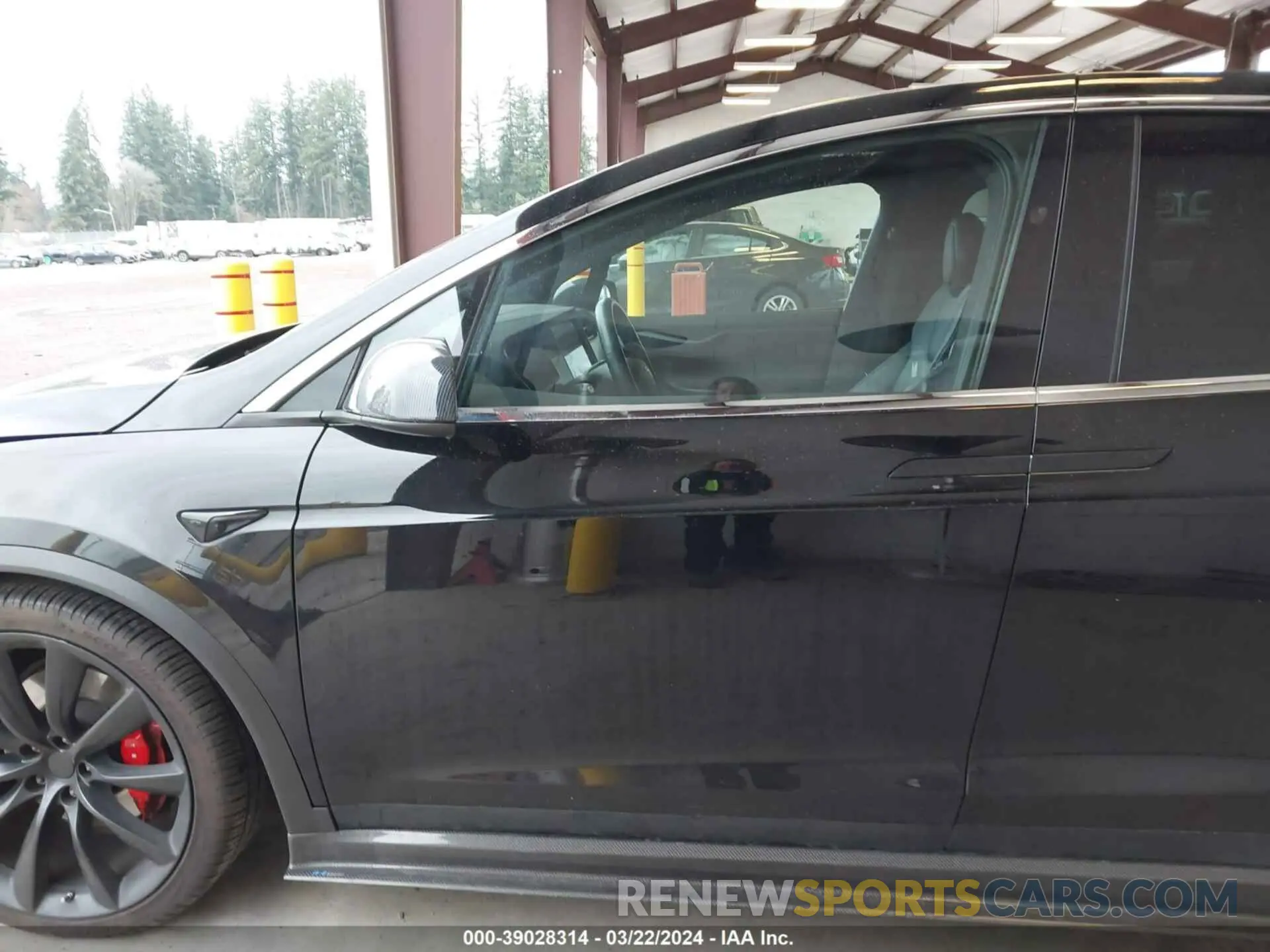 14 fotografías del automóvil dañado 5YJXCDE48LF303784 TESLA MODEL X 2020