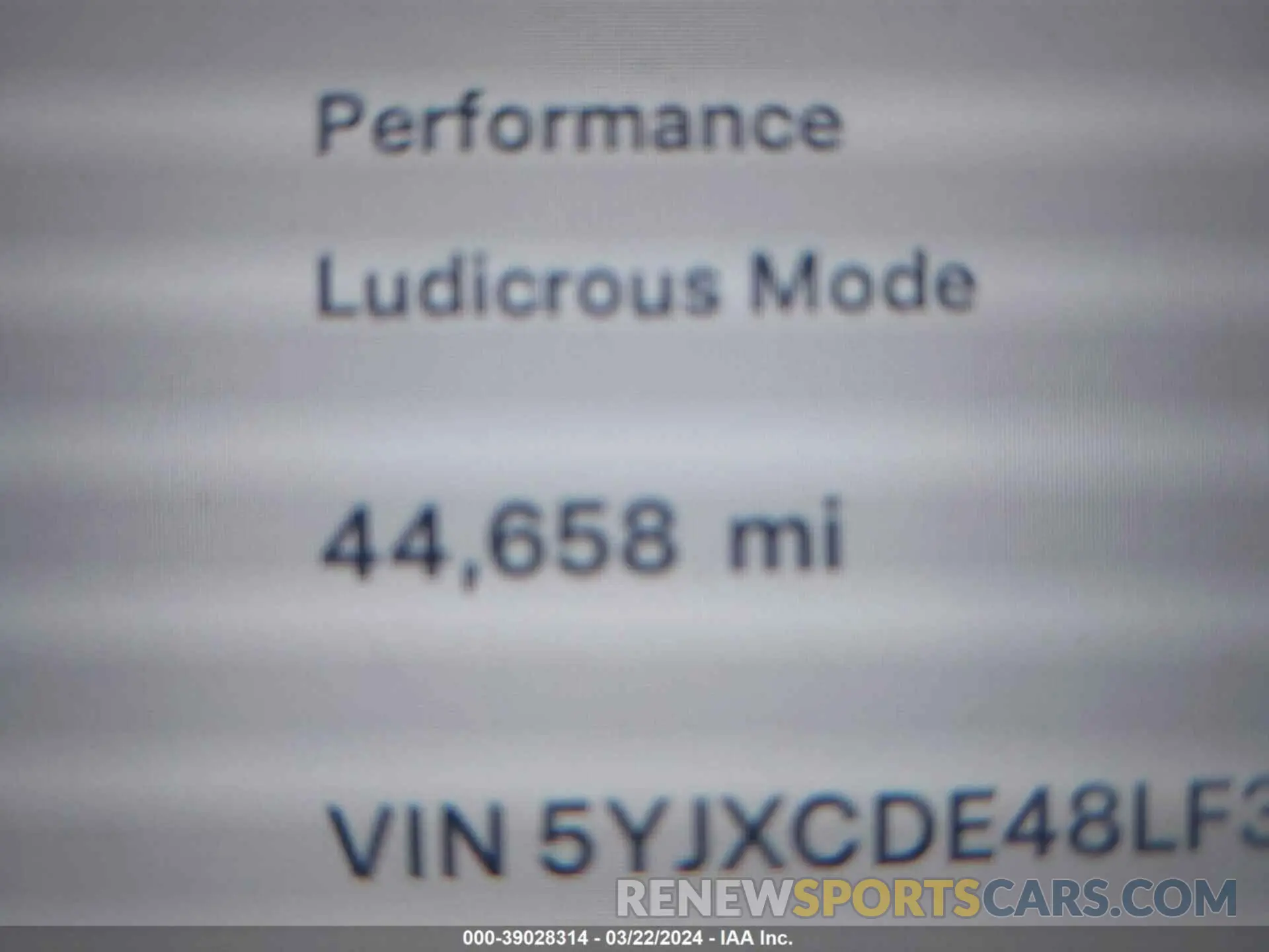 15 fotografías del automóvil dañado 5YJXCDE48LF303784 TESLA MODEL X 2020