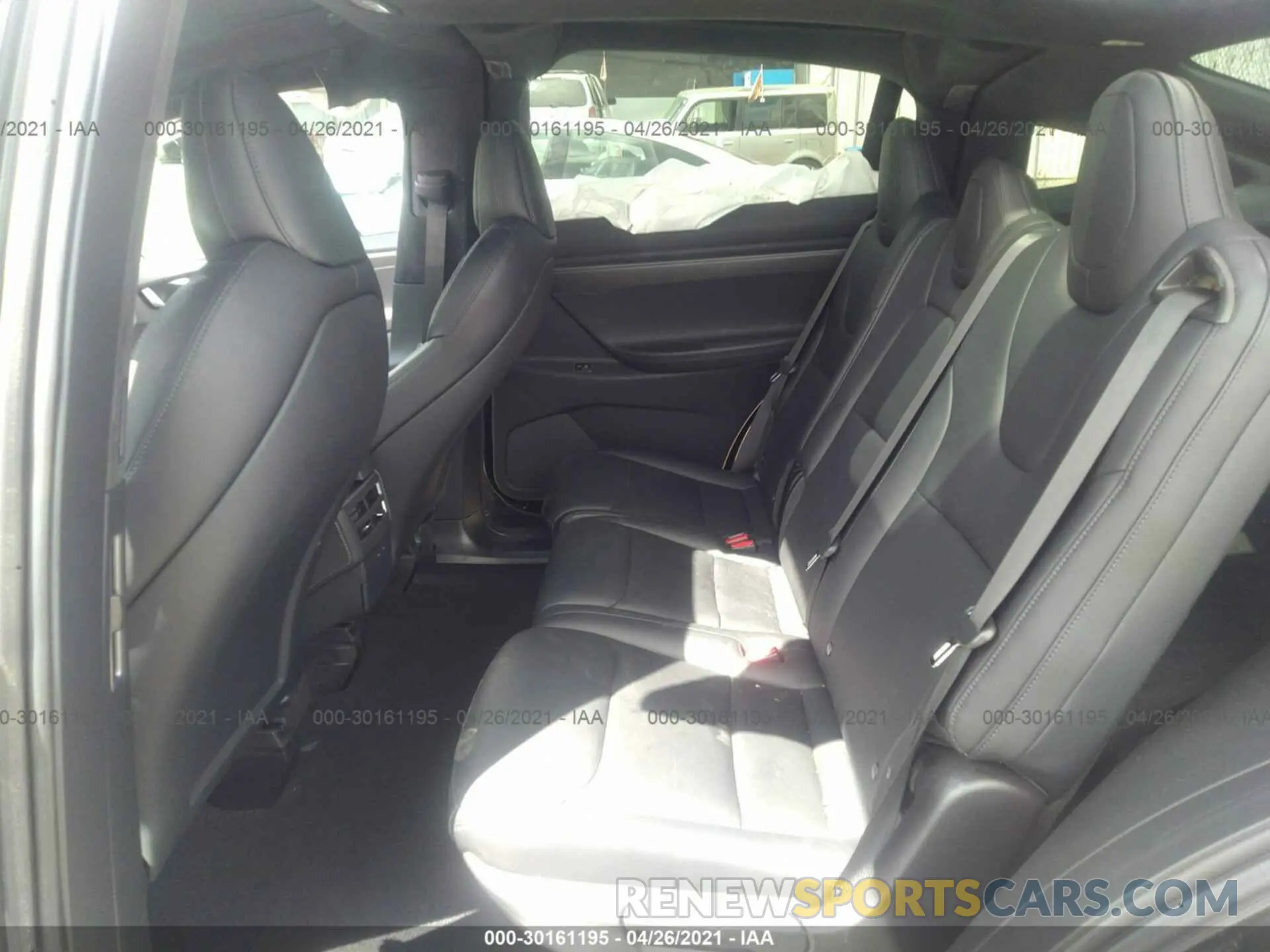 8 fotografías del automóvil dañado 5YJXCDE49LF269337 TESLA MODEL X 2020