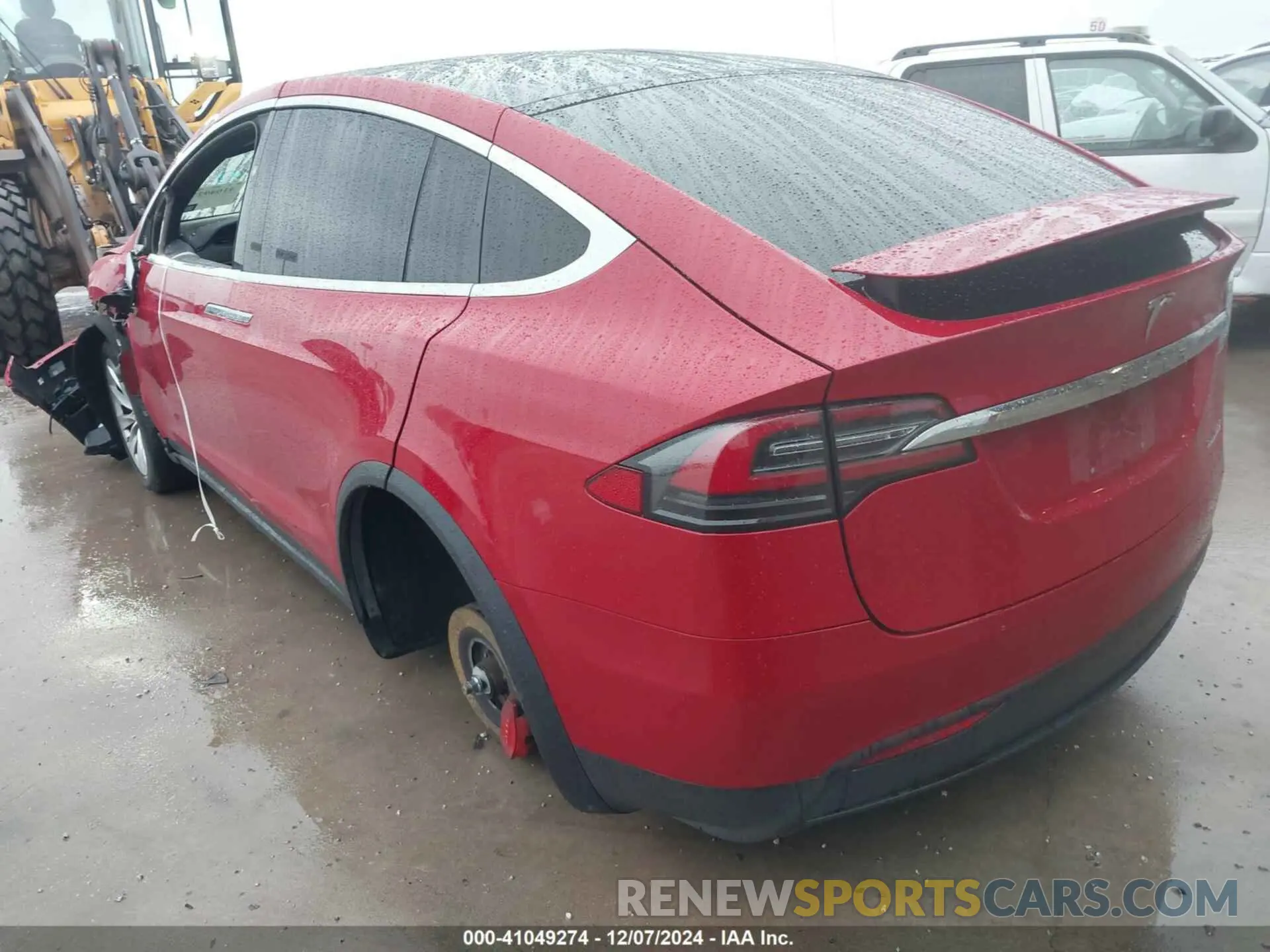 3 fotografías del automóvil dañado 5YJXCDE4XLF303267 TESLA MODEL X 2020