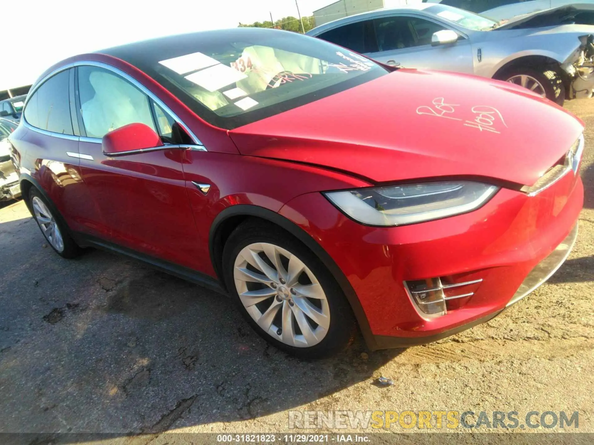 1 fotografías del automóvil dañado 5YJXCAE20MF312946 TESLA MODEL X 2021