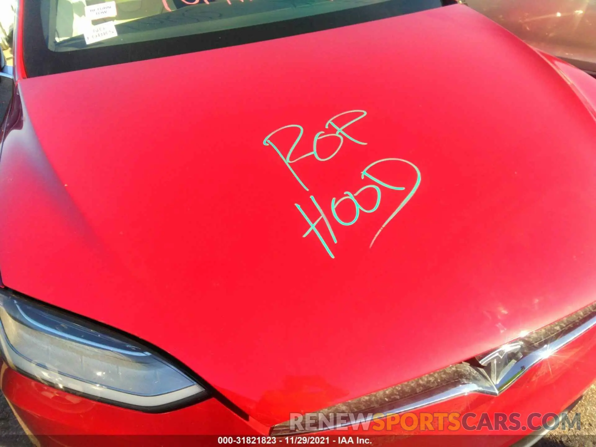 10 fotografías del automóvil dañado 5YJXCAE20MF312946 TESLA MODEL X 2021