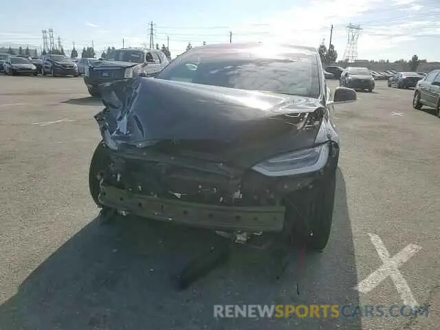 15 fotografías del automóvil dañado 5YJXCAE20MF321467 TESLA MODEL X 2021
