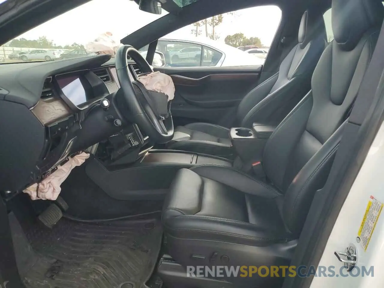 7 fotografías del automóvil dañado 5YJXCAE23MF319485 TESLA MODEL X 2021