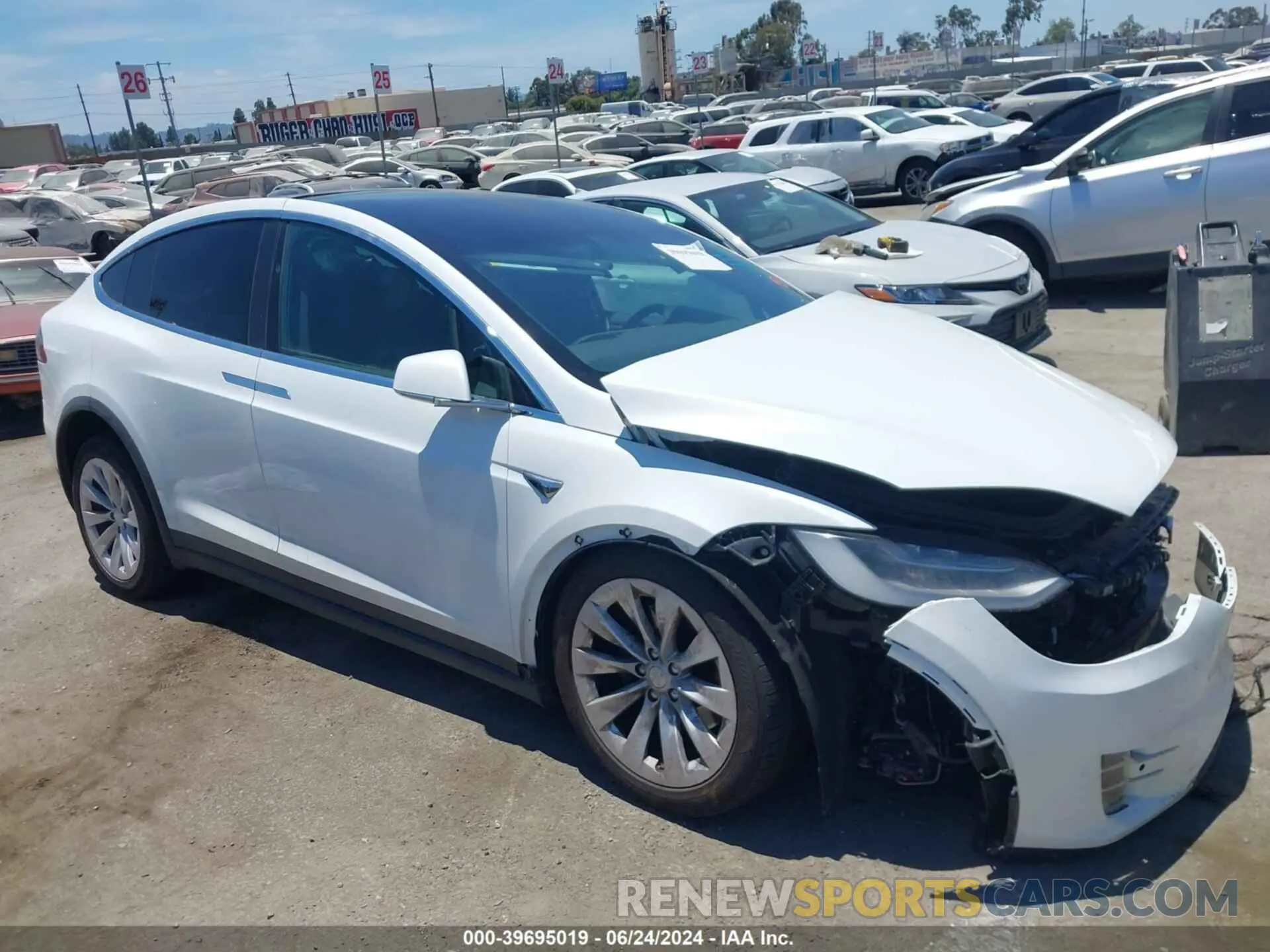 12 fotografías del automóvil dañado 5YJXCAE25MF325143 TESLA MODEL X 2021