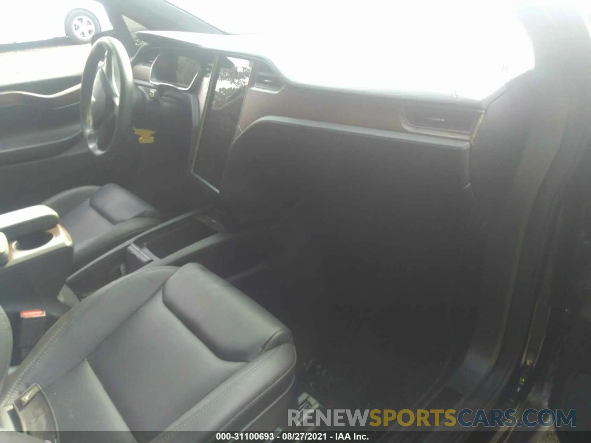 5 fotografías del automóvil dañado 5YJXCAE26MF323434 TESLA MODEL X 2021