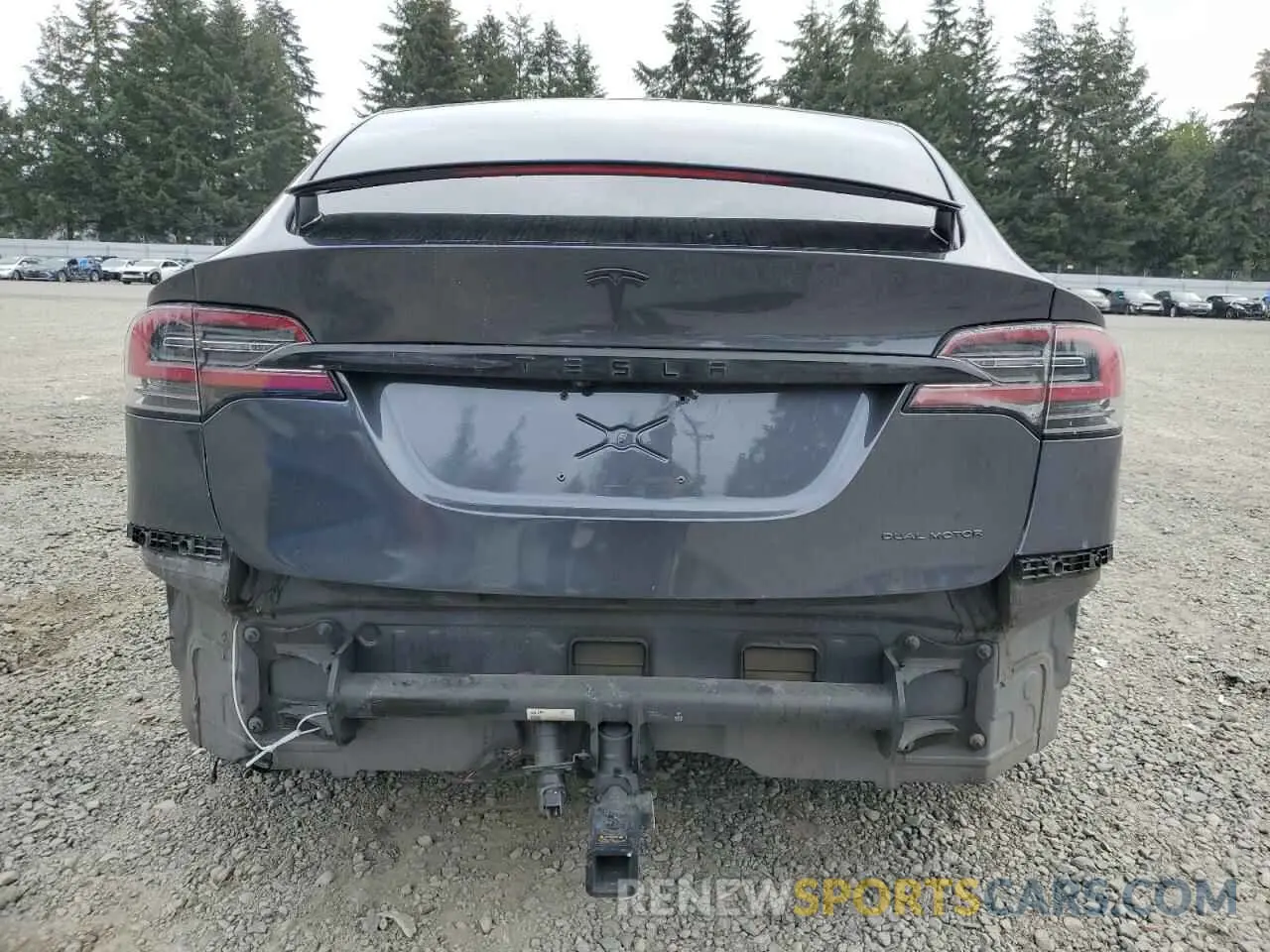 6 fotografías del automóvil dañado 5YJXCAE27MF322910 TESLA MODEL X 2021