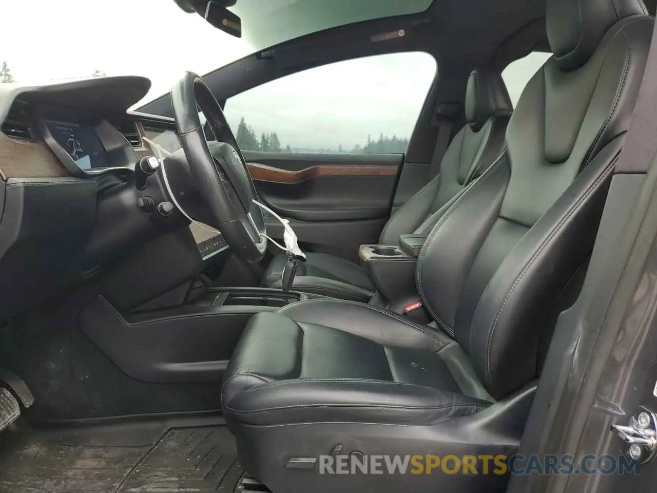 7 fotografías del automóvil dañado 5YJXCAE27MF322910 TESLA MODEL X 2021
