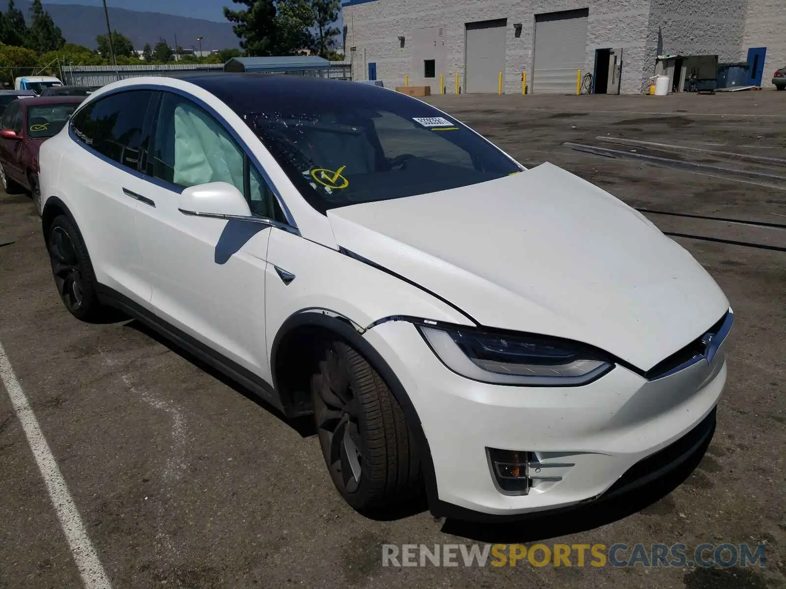 1 fotografías del automóvil dañado 5YJXCBE20MF323659 TESLA MODEL X 2021