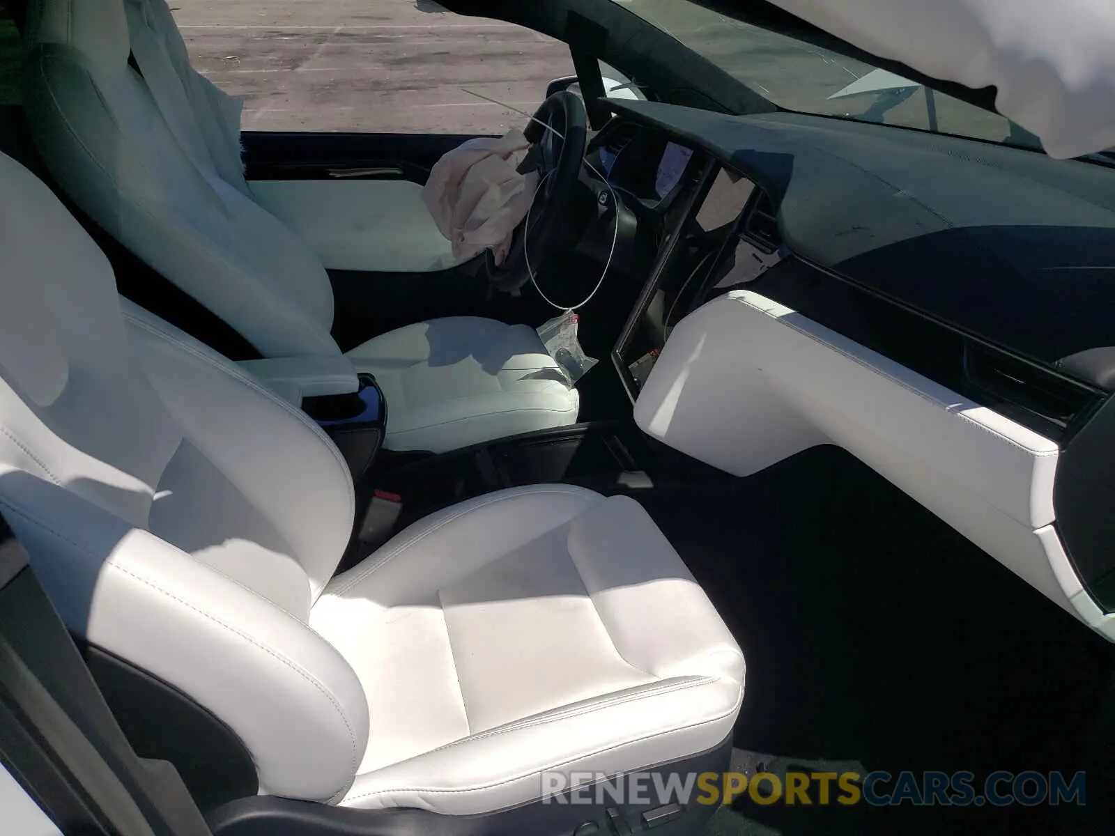5 fotografías del automóvil dañado 5YJXCBE20MF323659 TESLA MODEL X 2021
