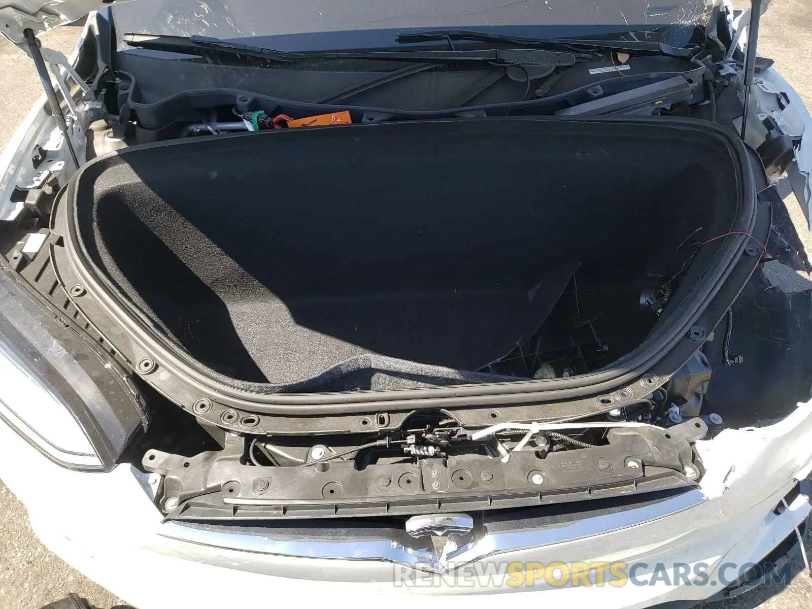 7 fotografías del automóvil dañado 5YJXCBE20MF323659 TESLA MODEL X 2021
