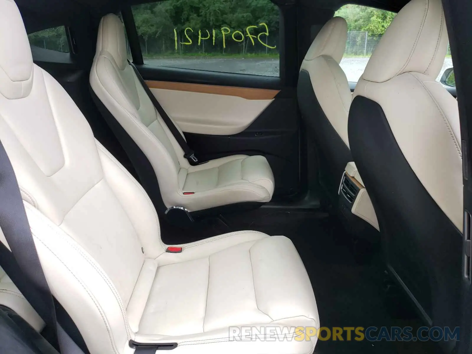 6 fotografías del automóvil dañado 5YJXCBE21MF319703 TESLA MODEL X 2021