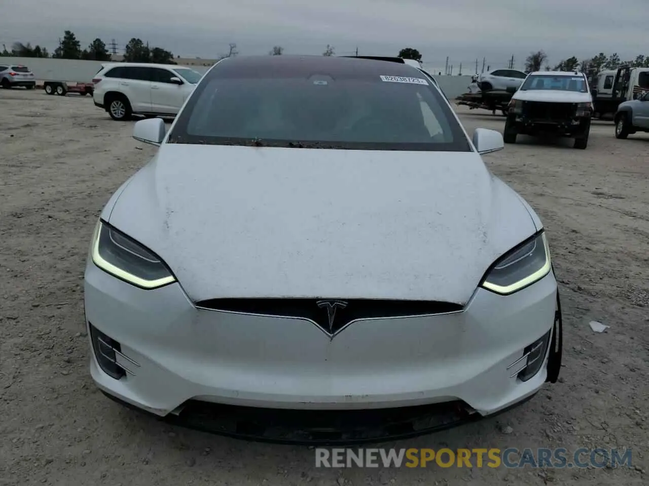 5 fotografías del automóvil dañado 5YJXCBE21MF322567 TESLA MODEL X 2021