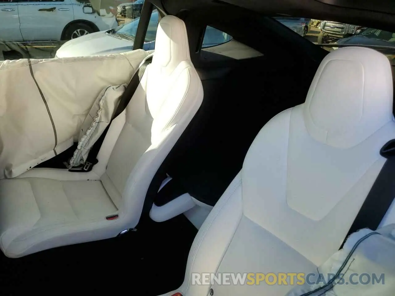 11 fotografías del automóvil dañado 5YJXCBE44MF324718 TESLA MODEL X 2021