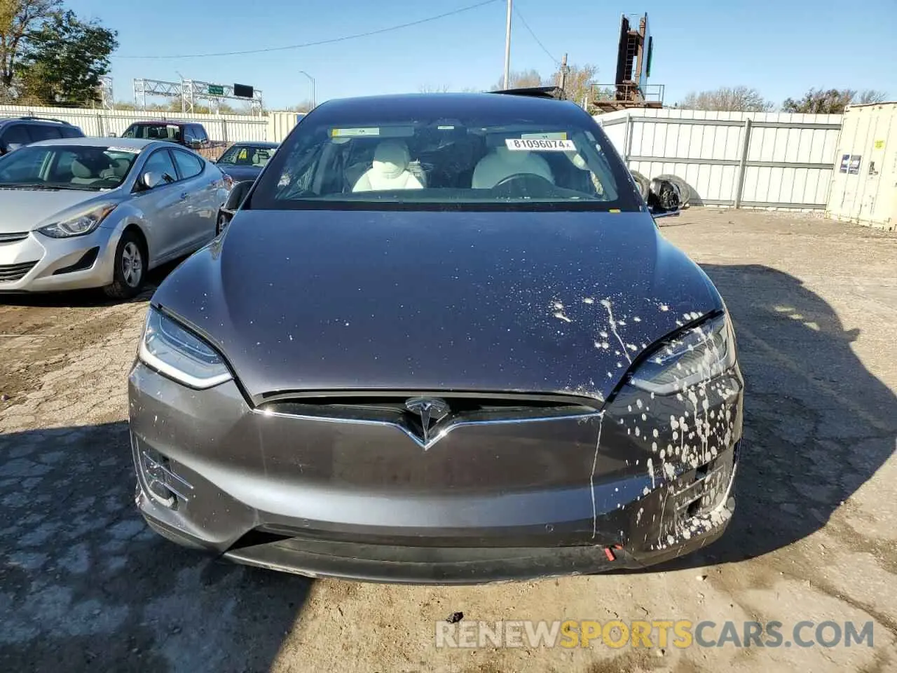 5 fotografías del automóvil dañado 5YJXCBE44MF324718 TESLA MODEL X 2021
