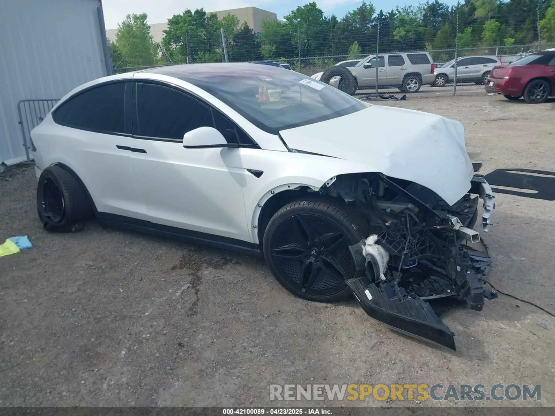1 fotografías del automóvil dañado 5YJXCBE51MF326418 TESLA MODEL X 2021