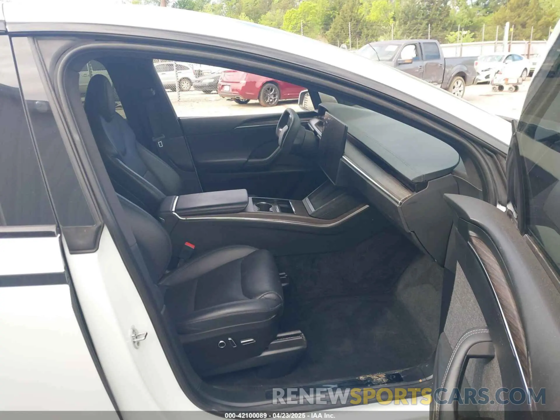 5 fotografías del automóvil dañado 5YJXCBE51MF326418 TESLA MODEL X 2021