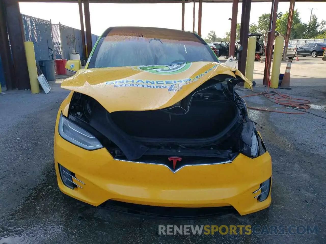 5 fotografías del automóvil dañado 5YJXCDE21MF325092 TESLA MODEL X 2021