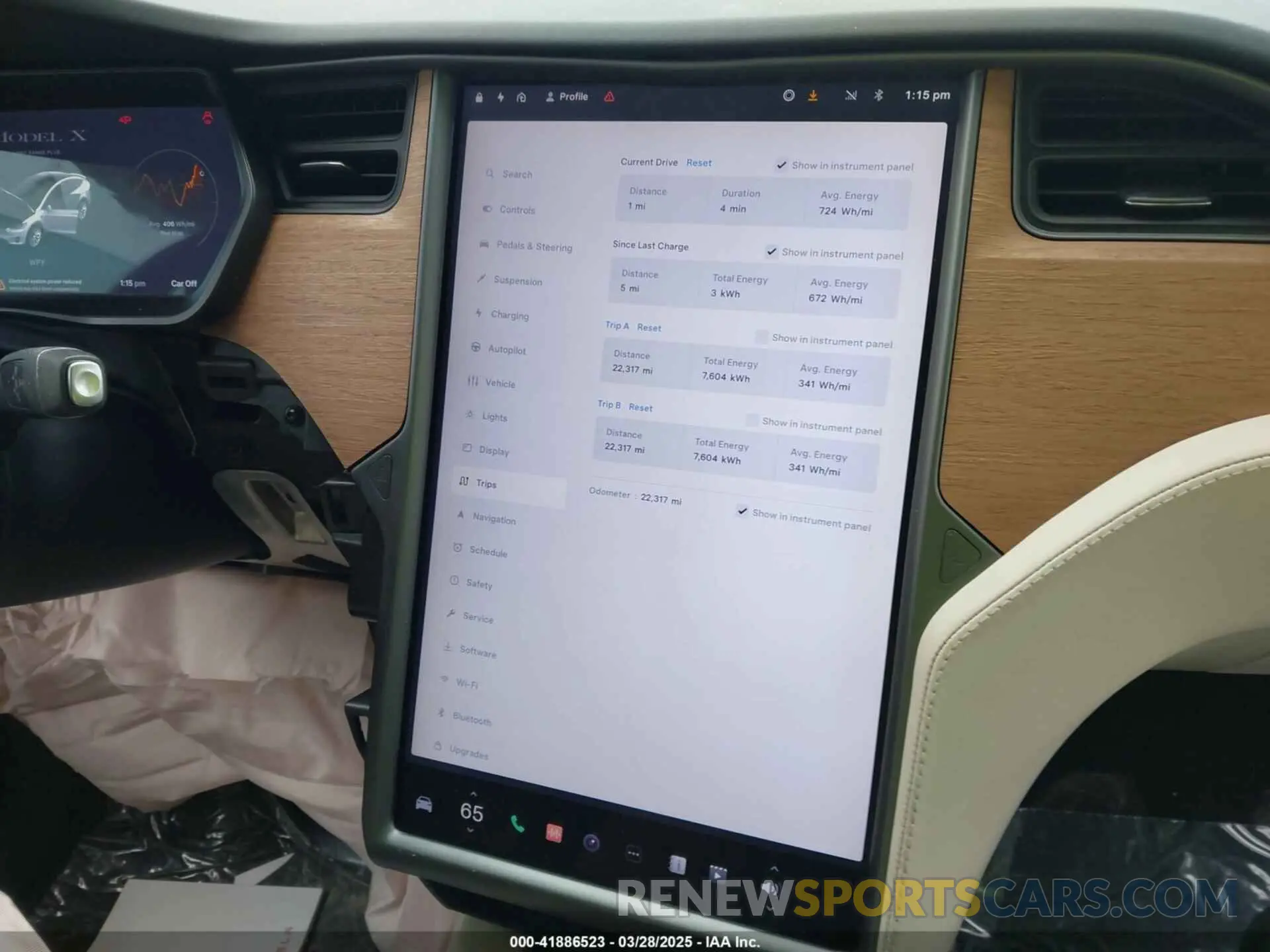 18 fotografías del automóvil dañado 5YJXCDE22MF319401 TESLA MODEL X 2021