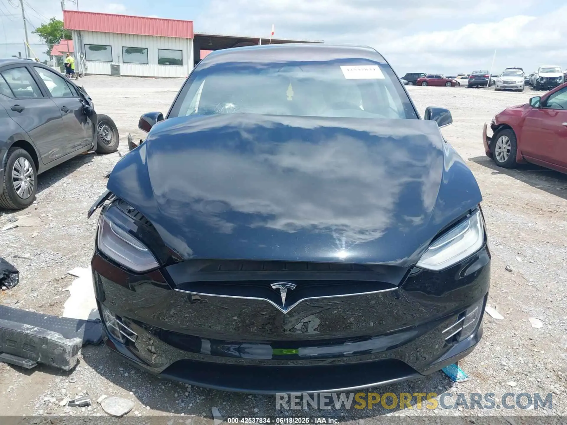 12 fotografías del automóvil dañado 5YJXCDE22MF320841 TESLA MODEL X 2021