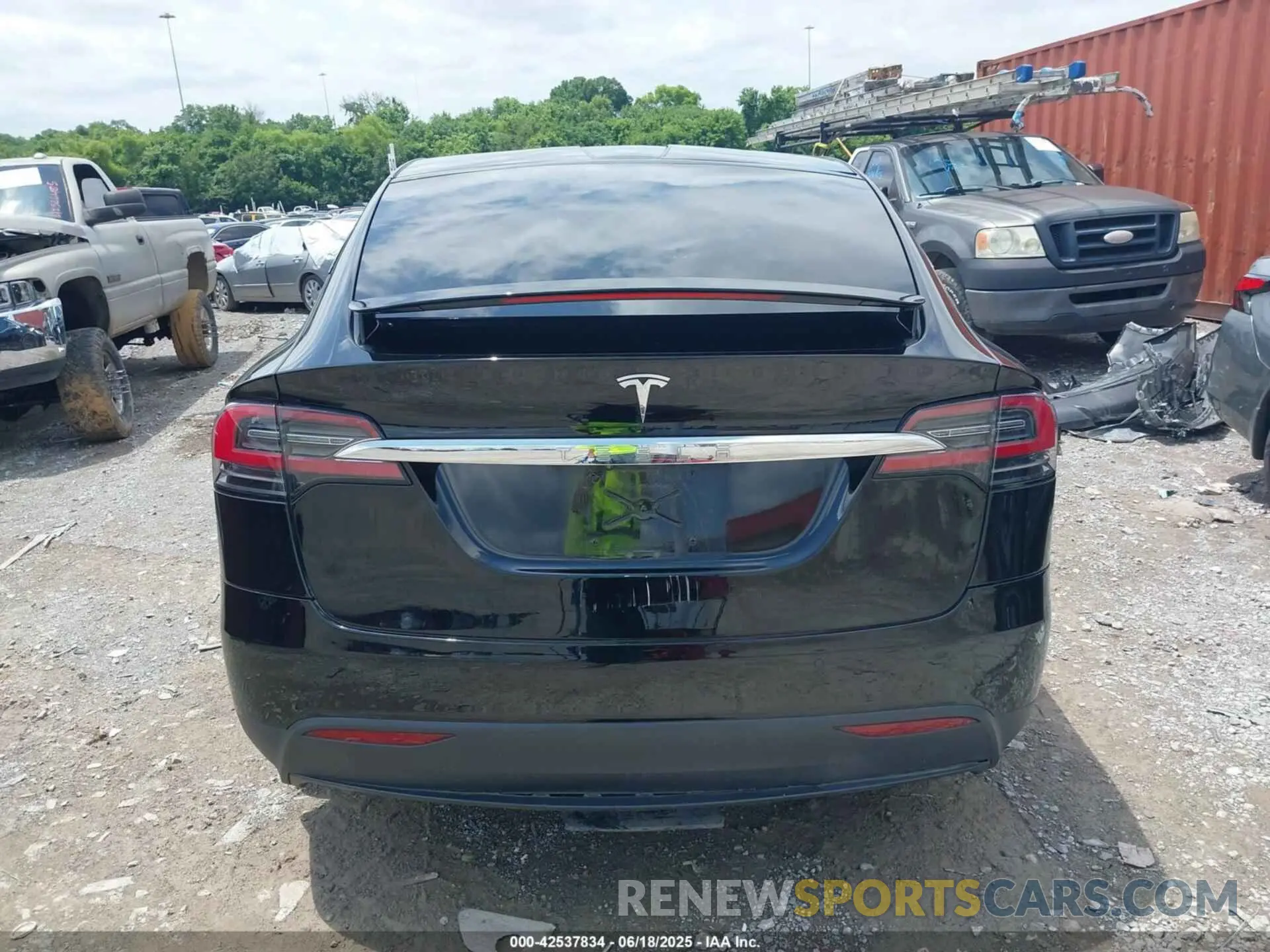 16 fotografías del automóvil dañado 5YJXCDE22MF320841 TESLA MODEL X 2021
