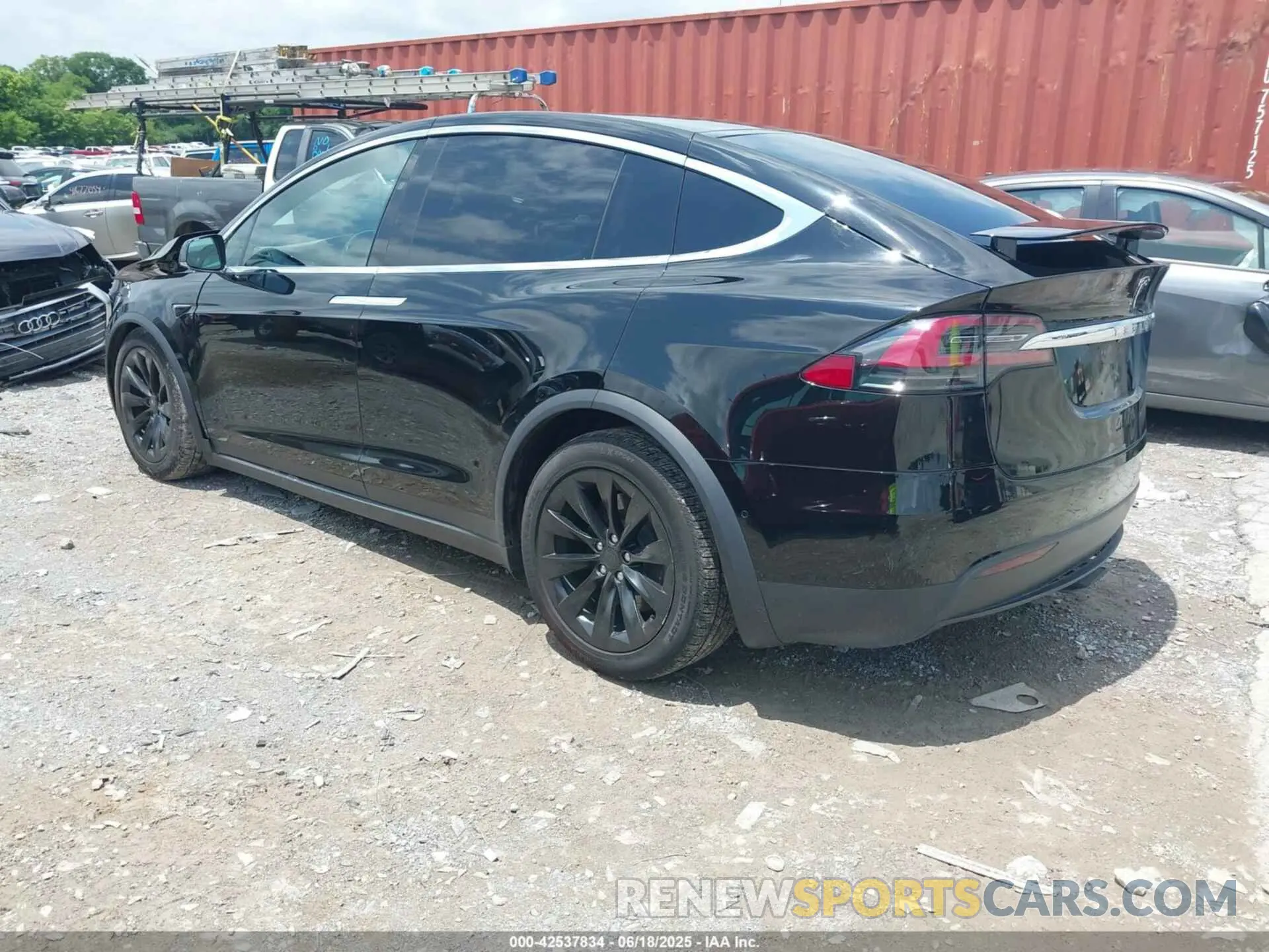 3 fotografías del automóvil dañado 5YJXCDE22MF320841 TESLA MODEL X 2021