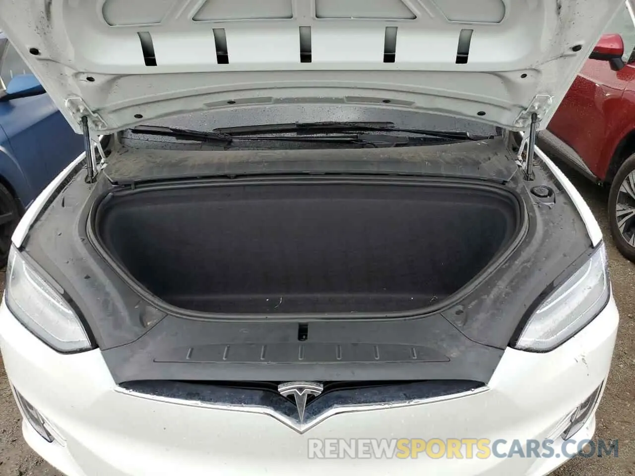 7 fotografías del automóvil dañado 5YJXCDE25MF305654 TESLA MODEL X 2021