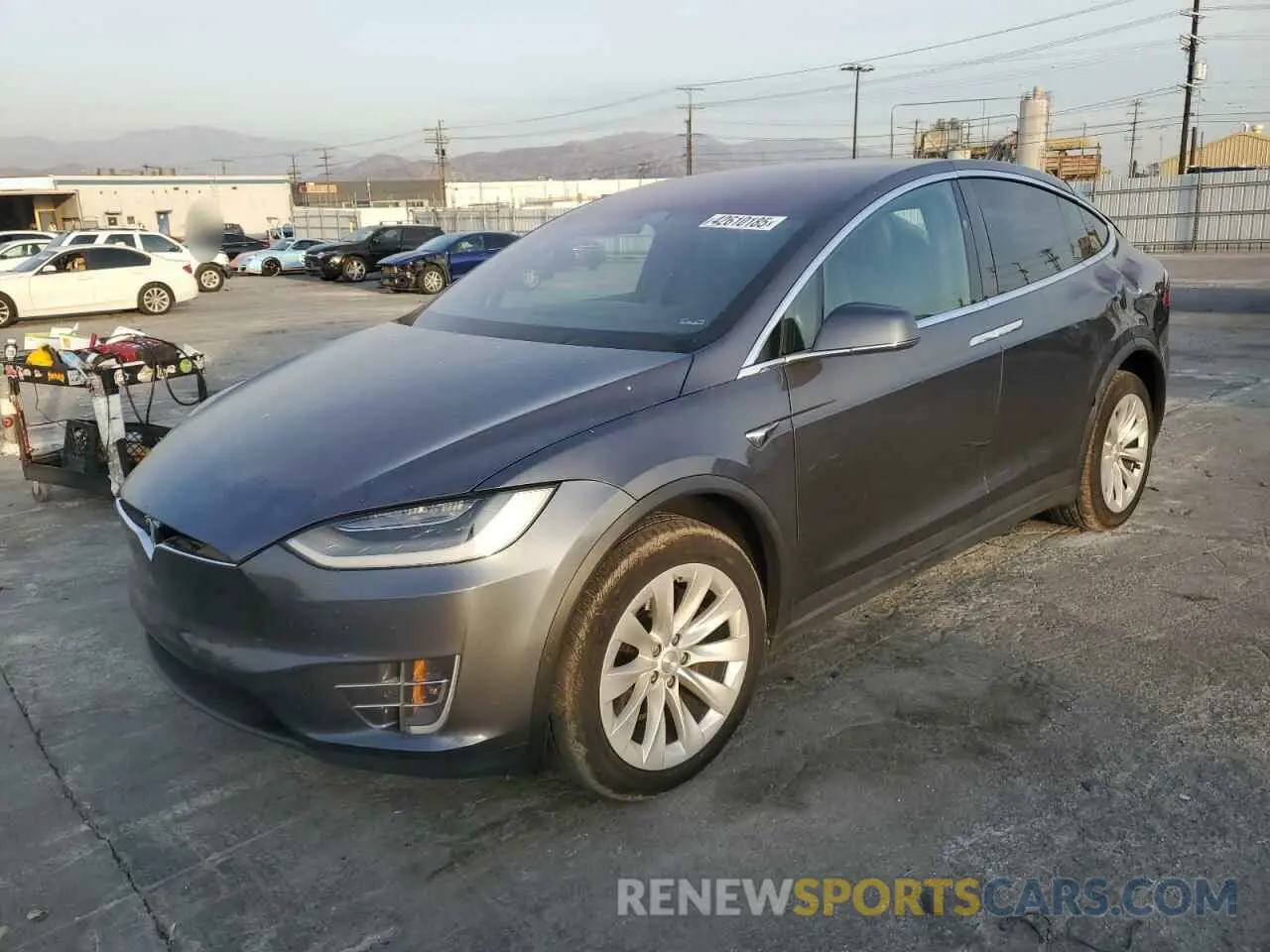 1 fotografías del automóvil dañado 5YJXCDE25MF322146 TESLA MODEL X 2021
