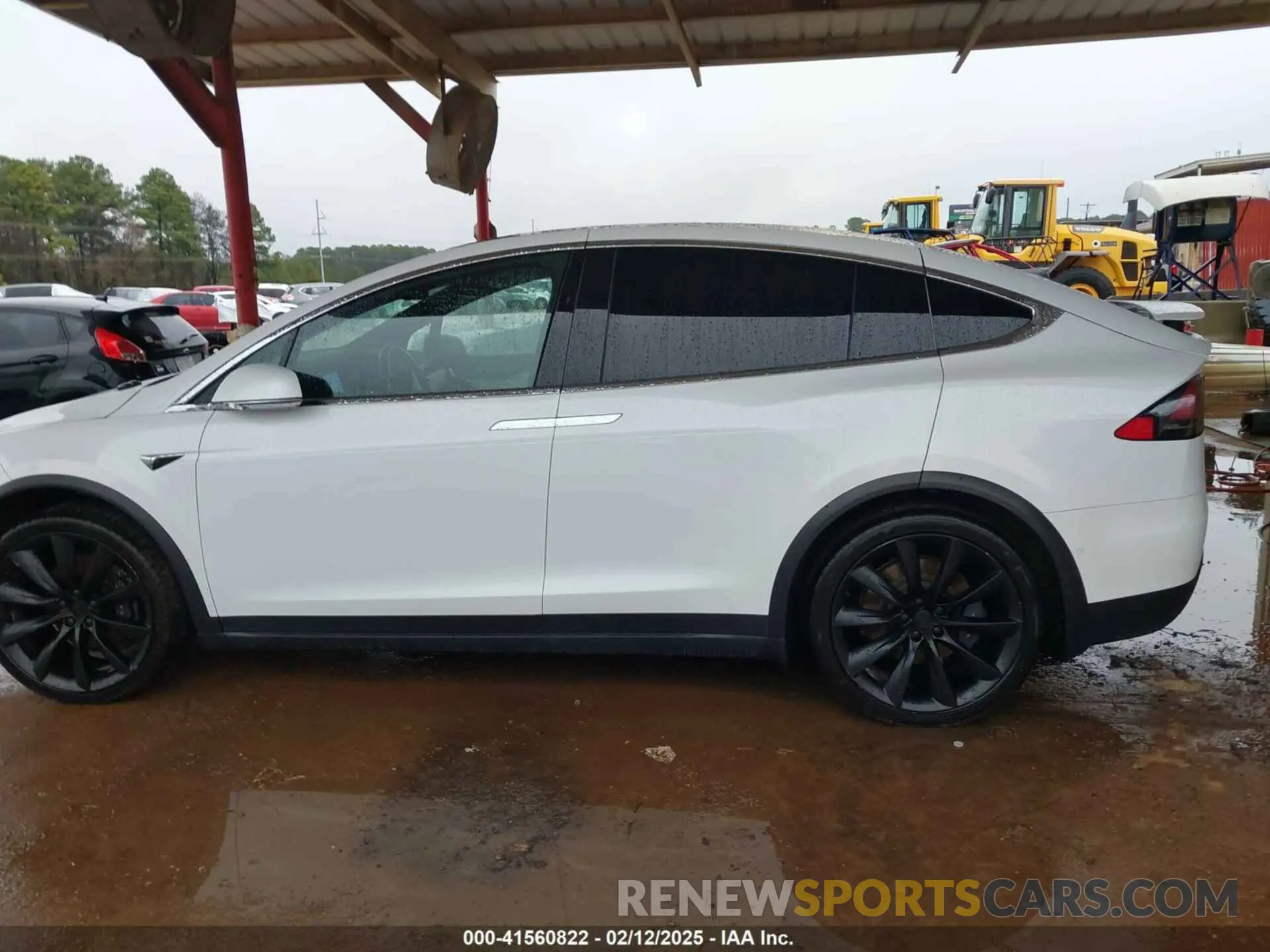 14 fotografías del automóvil dañado 5YJXCDE25MF322485 TESLA MODEL X 2021
