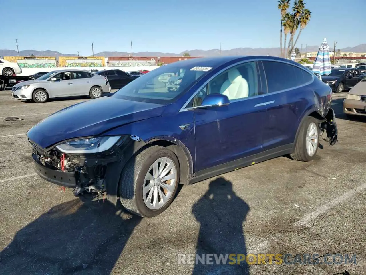 1 fotografías del automóvil dañado 5YJXCDE25MF325046 TESLA MODEL X 2021