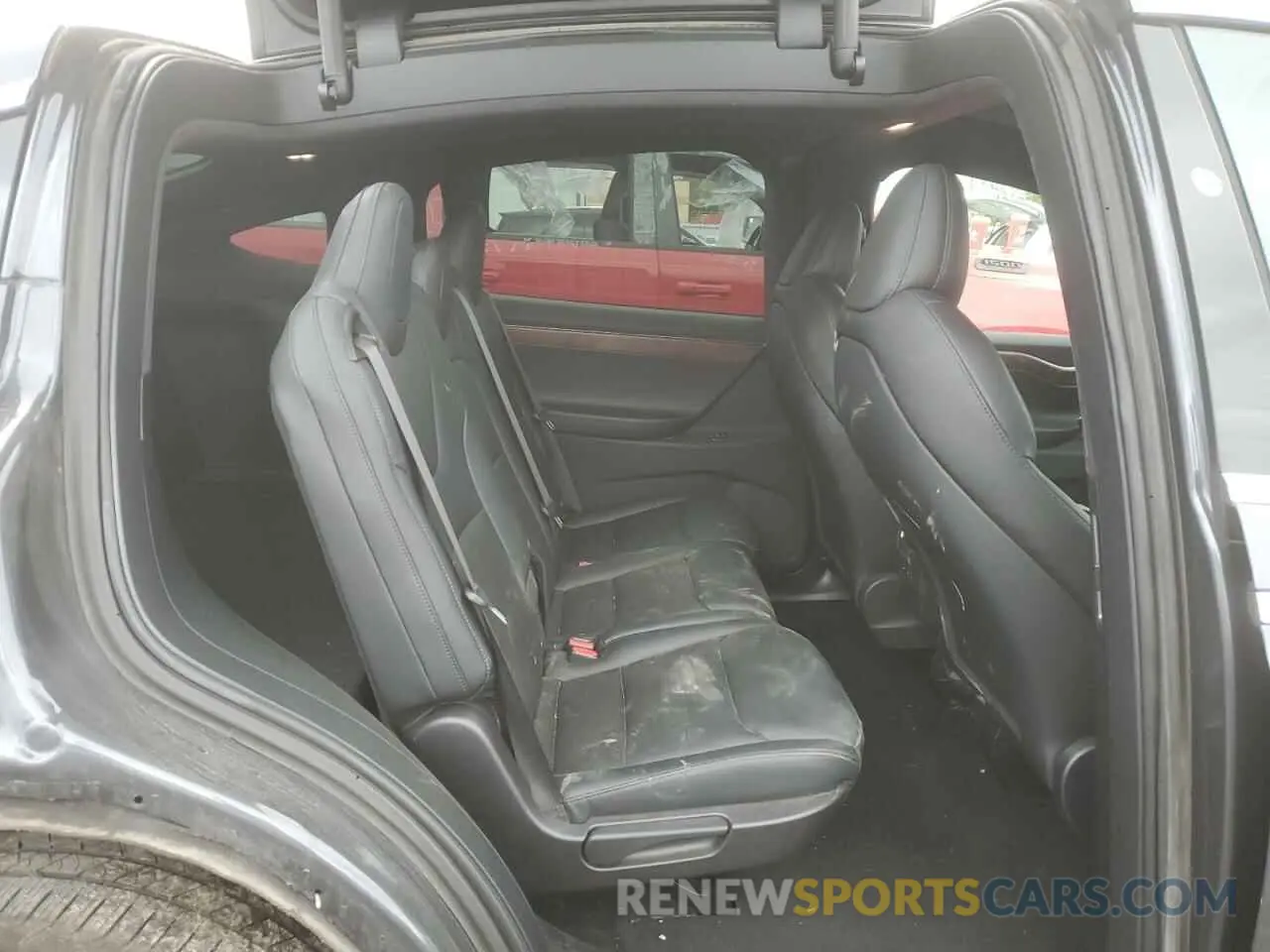 11 fotografías del automóvil dañado 5YJXCDE27MF320737 TESLA MODEL X 2021