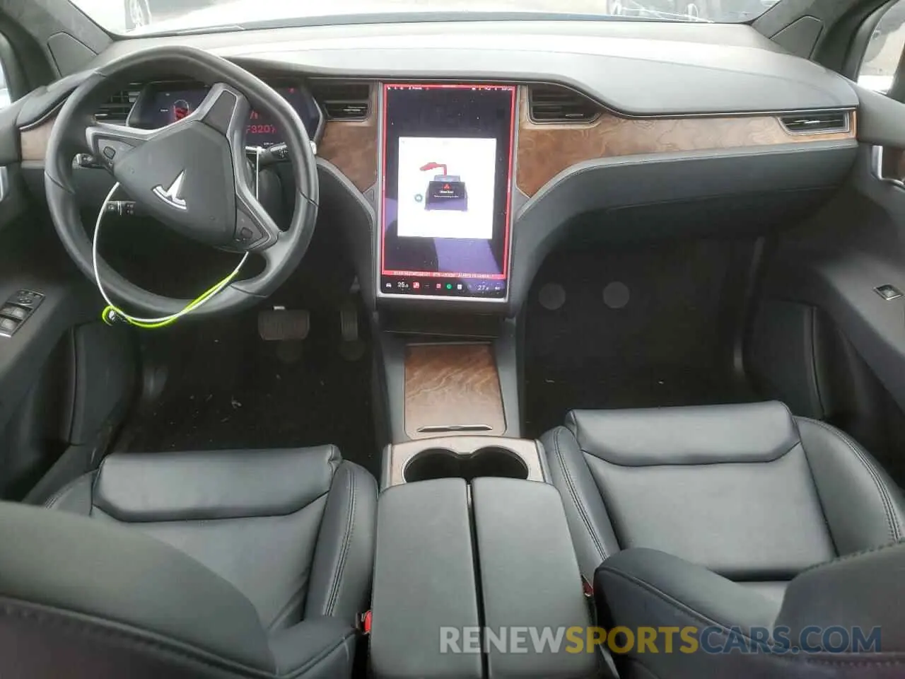 8 fotografías del automóvil dañado 5YJXCDE27MF320737 TESLA MODEL X 2021