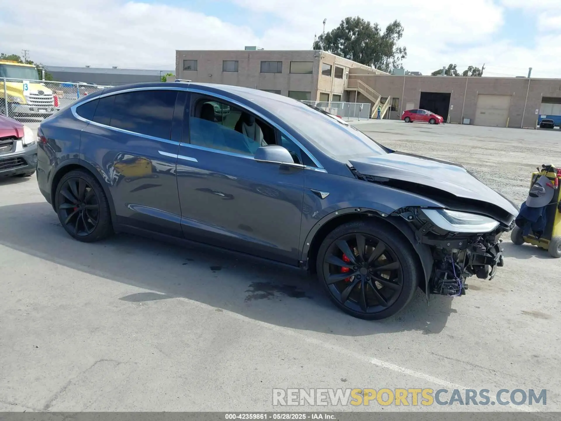 1 fotografías del automóvil dañado 5YJXCDE42MF320839 TESLA MODEL X 2021
