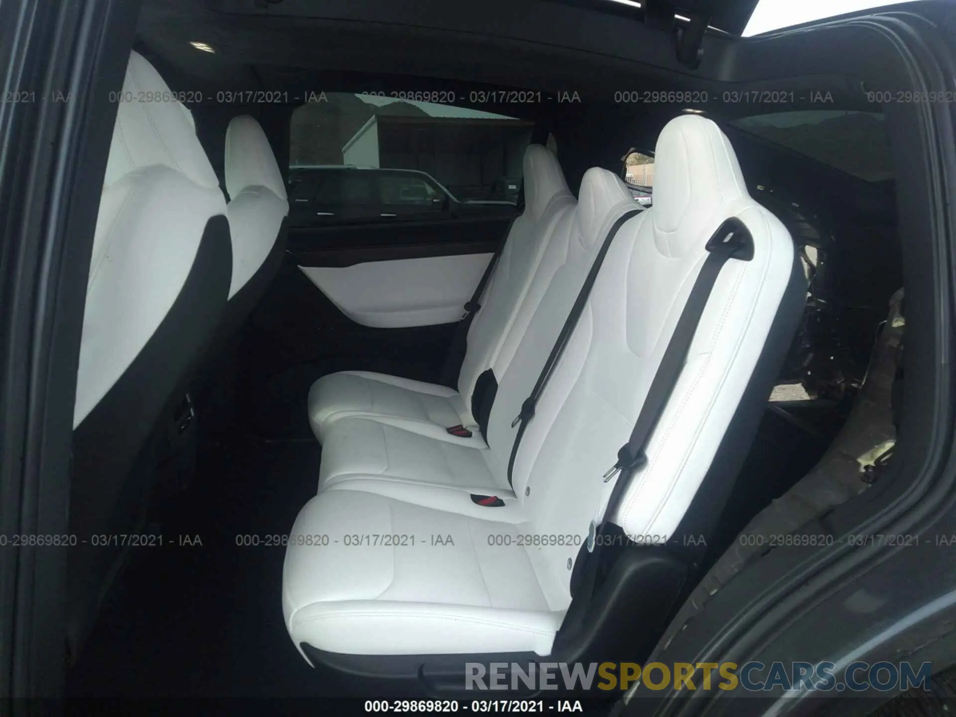 8 fotografías del automóvil dañado 5YJXCDE46MF325400 TESLA MODEL X 2021