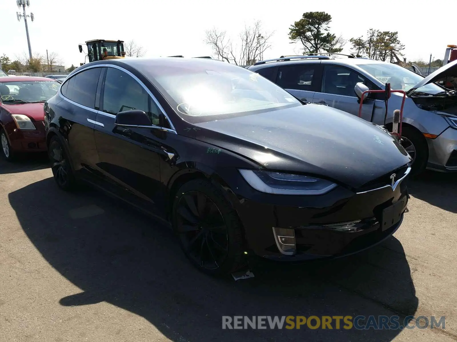 1 fotografías del automóvil dañado 5YJXCDE48MF308193 TESLA MODEL X 2021