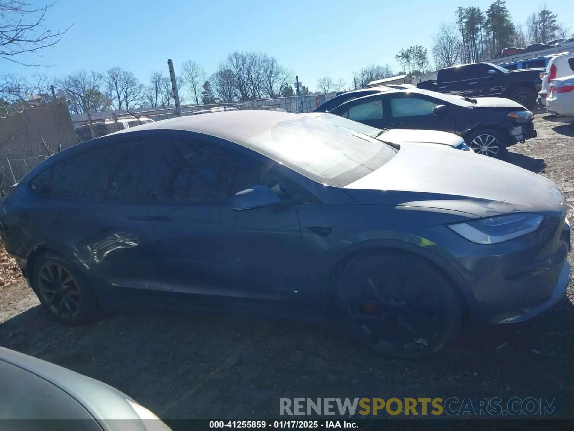 13 fotografías del automóvil dañado 7SAXCAE51NF345615 TESLA MODEL X 2022