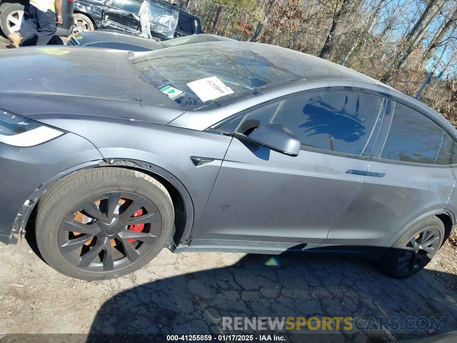 14 fotografías del automóvil dañado 7SAXCAE51NF345615 TESLA MODEL X 2022