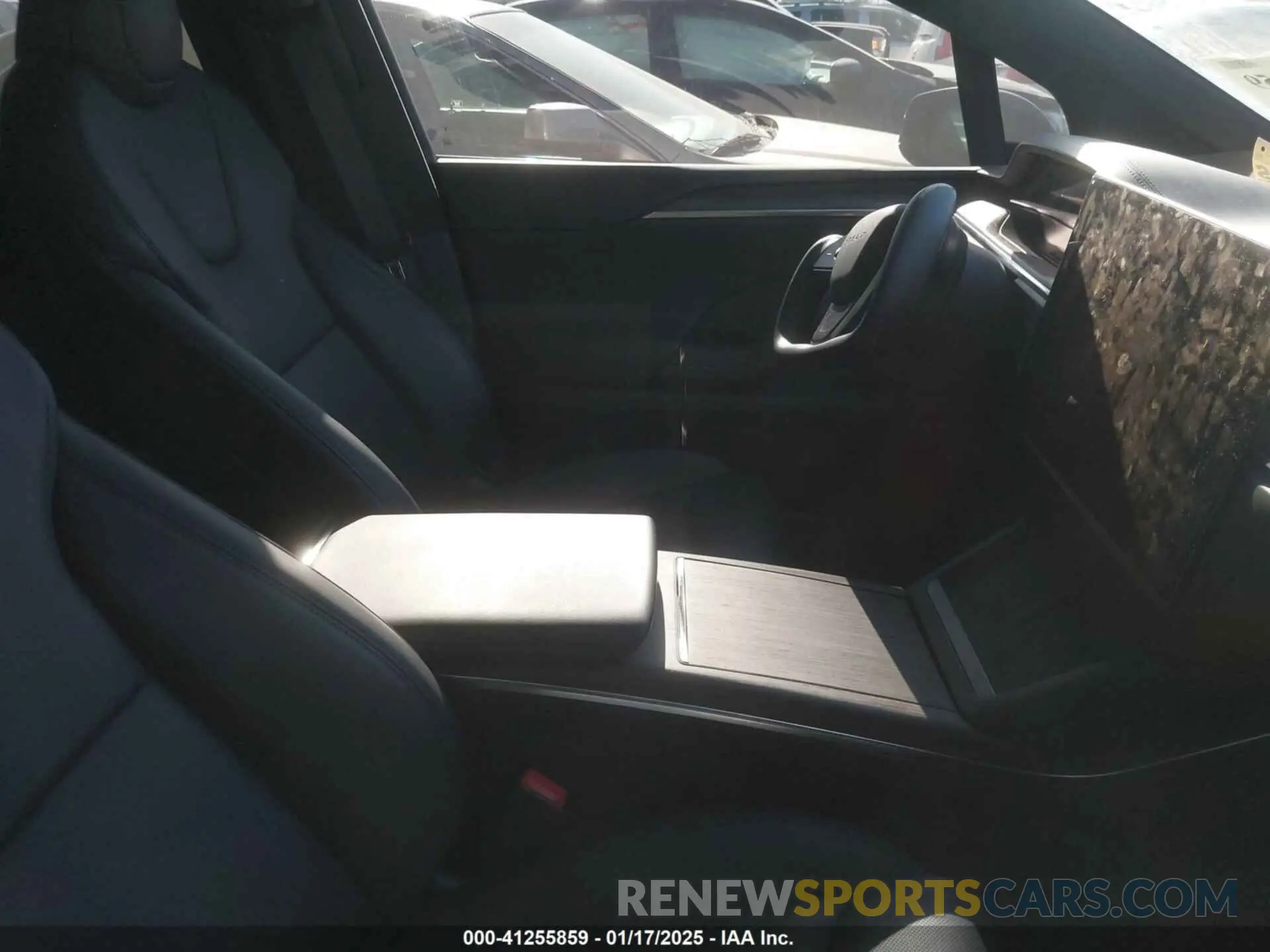 5 fotografías del automóvil dañado 7SAXCAE51NF345615 TESLA MODEL X 2022