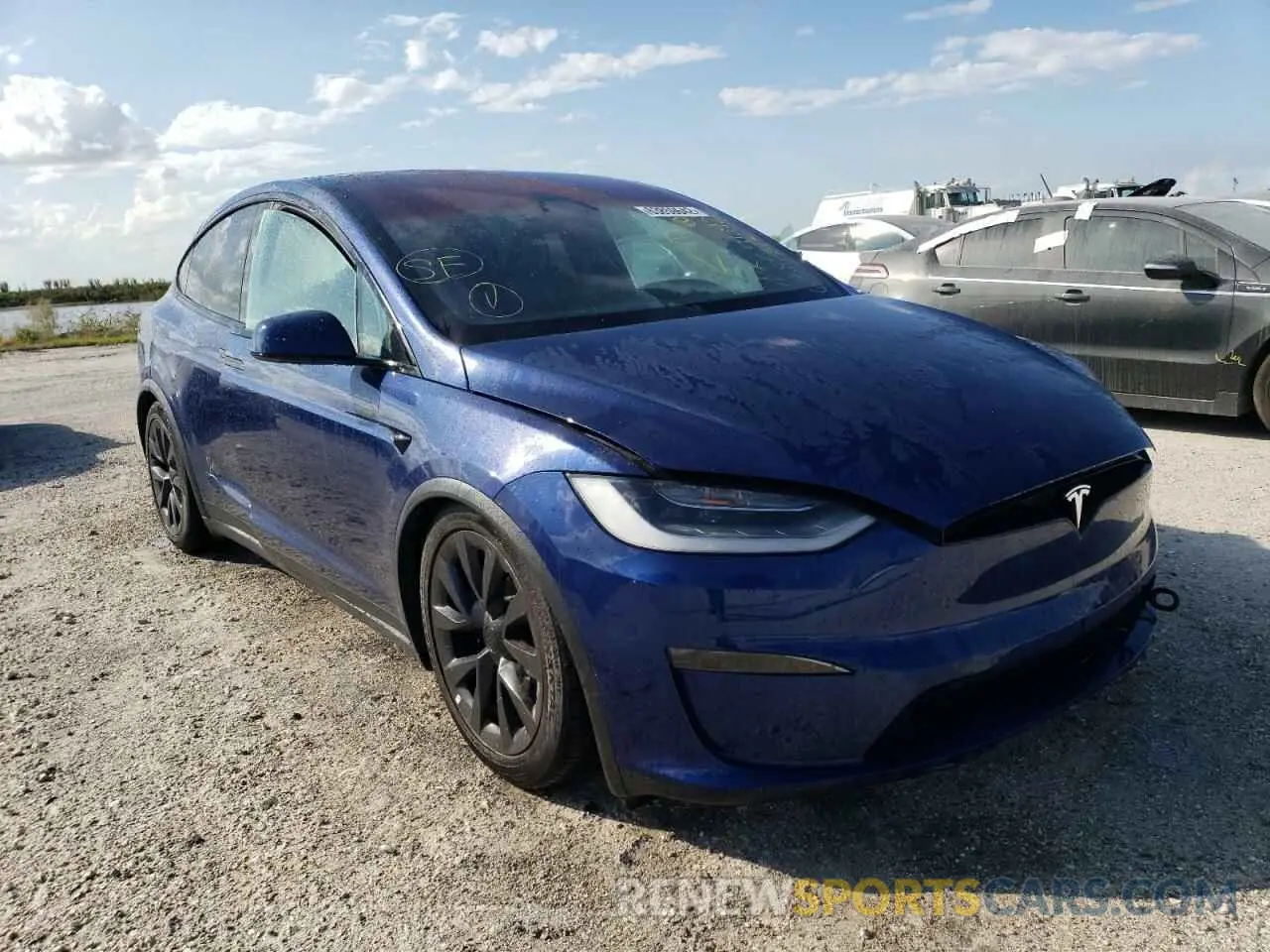 1 fotografías del automóvil dañado 7SAXCAE52NF345767 TESLA MODEL X 2022