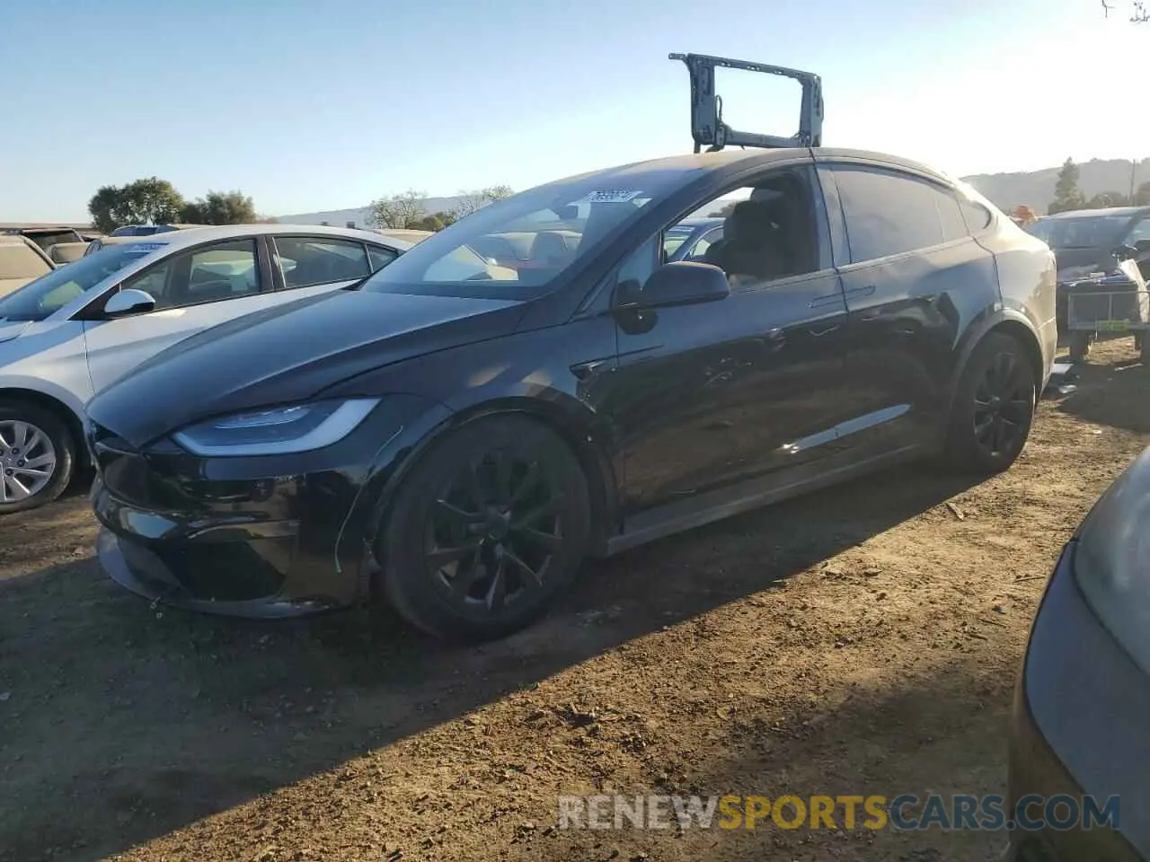 1 fotografías del automóvil dañado 7SAXCAE52NF358017 TESLA MODEL X 2022