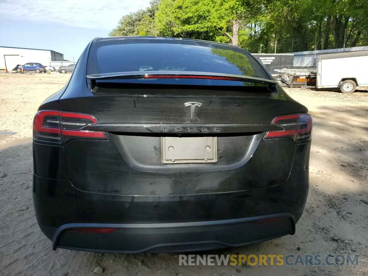 6 fotografías del automóvil dañado 7SAXCAE53NF357197 TESLA MODEL X 2022