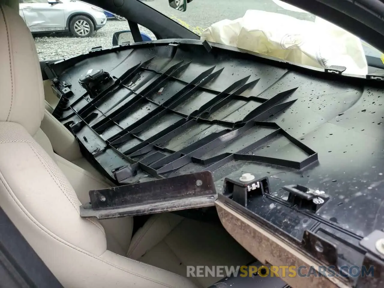 5 fotografías del automóvil dañado 7SAXCAE53NF359838 TESLA MODEL X 2022